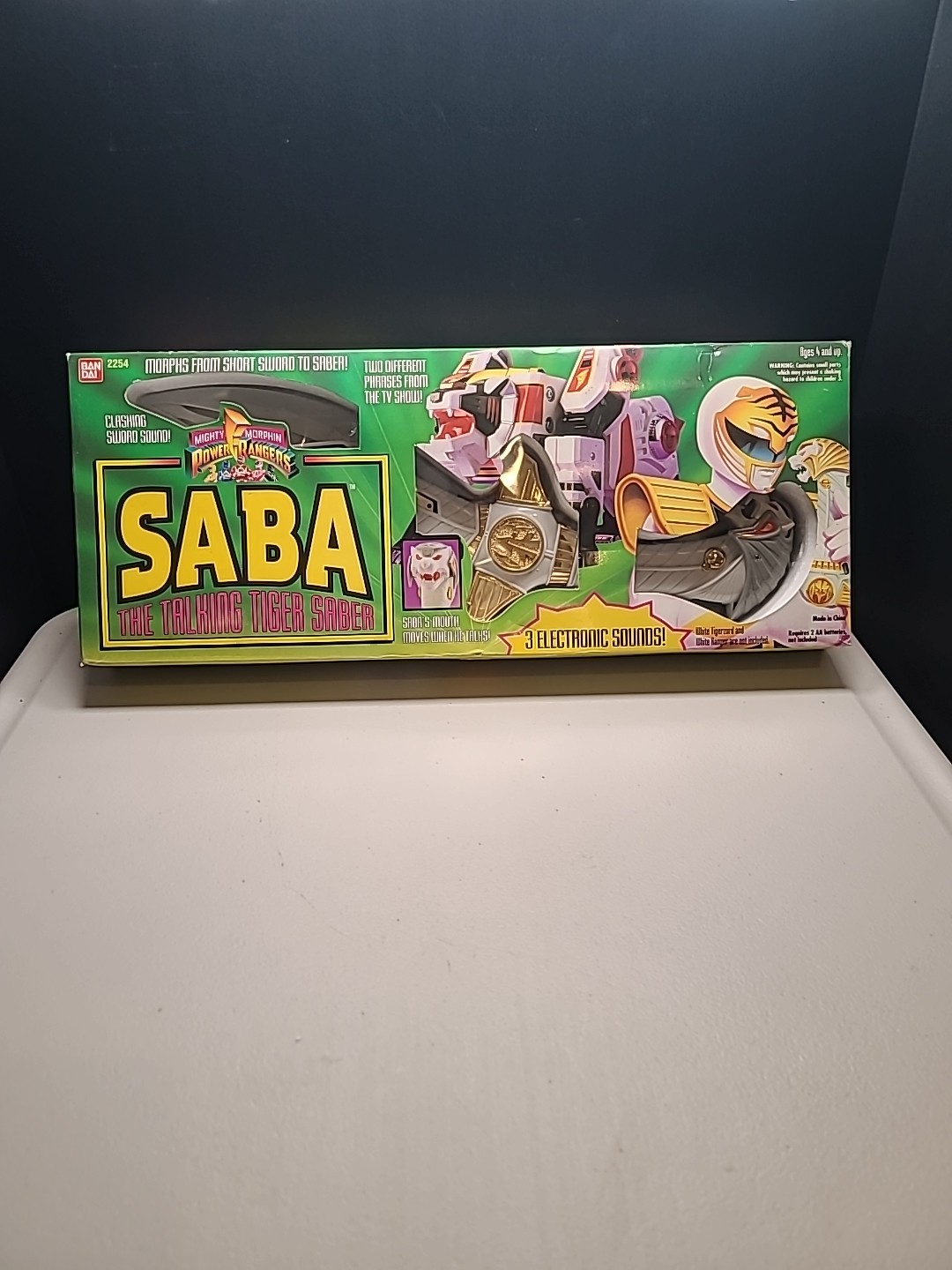 Bandai Mighty Morphin Power Rangers 1994 SABA The Talking Tiger Saber Figure