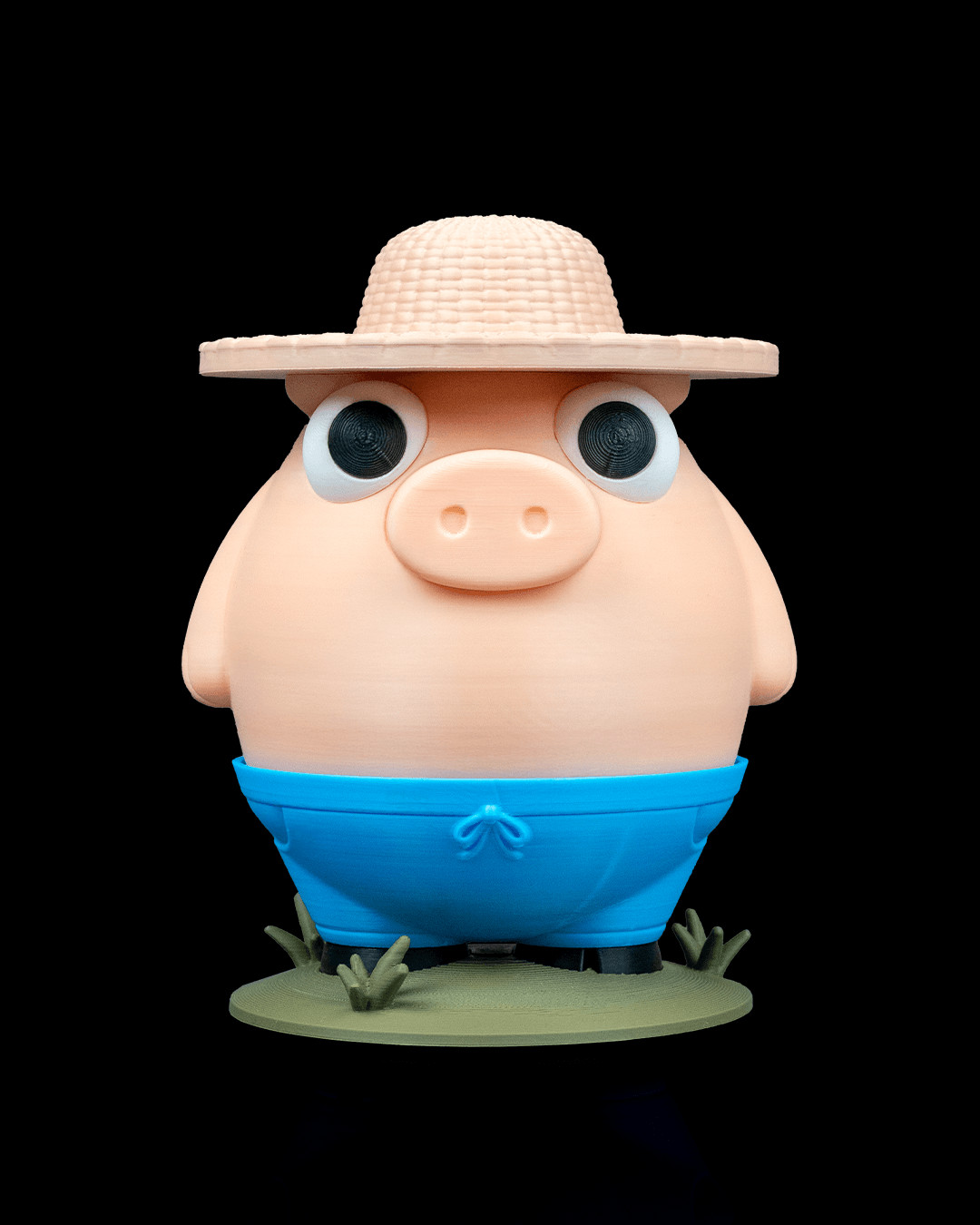 Farmer’s Crack Coin Bank – Funny Piggy Bank with Rear Coin Slot | 3D Printed