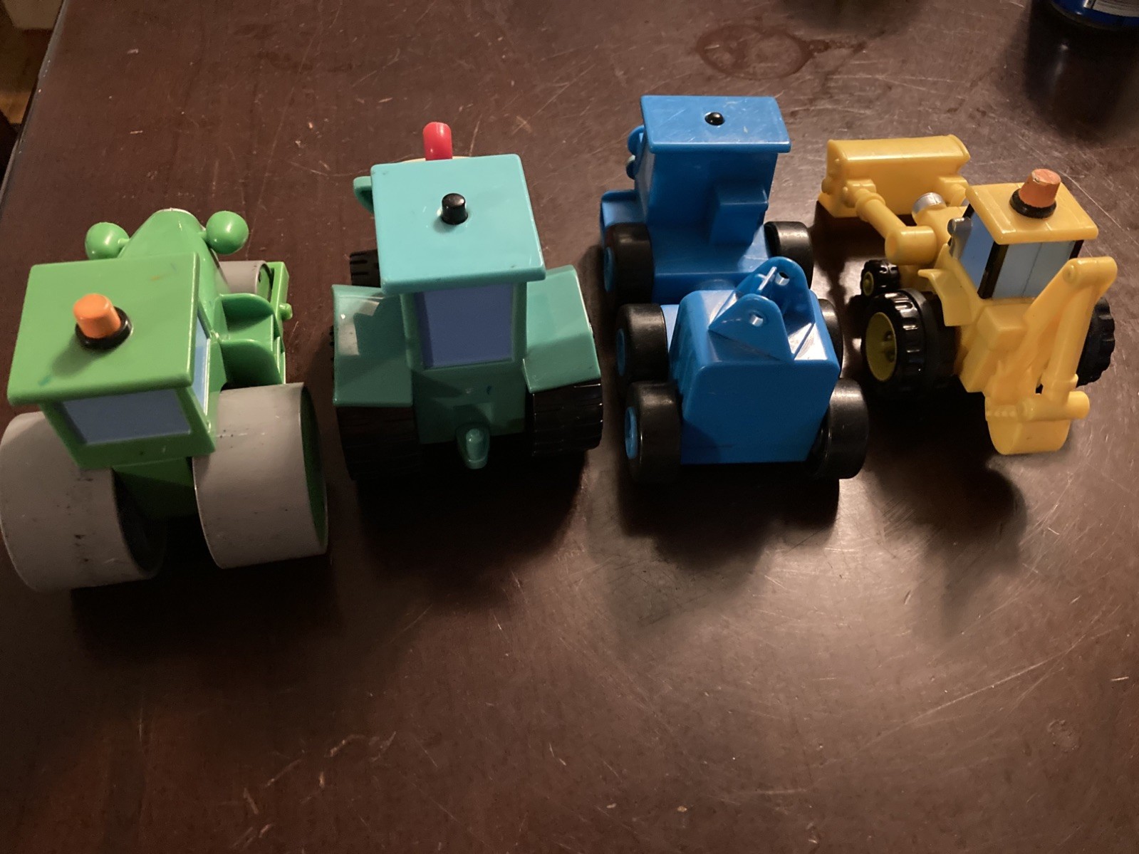 Vintage Bob The Builder Construction Vehicles – Lot Of 4 2 Talking 2000-2005