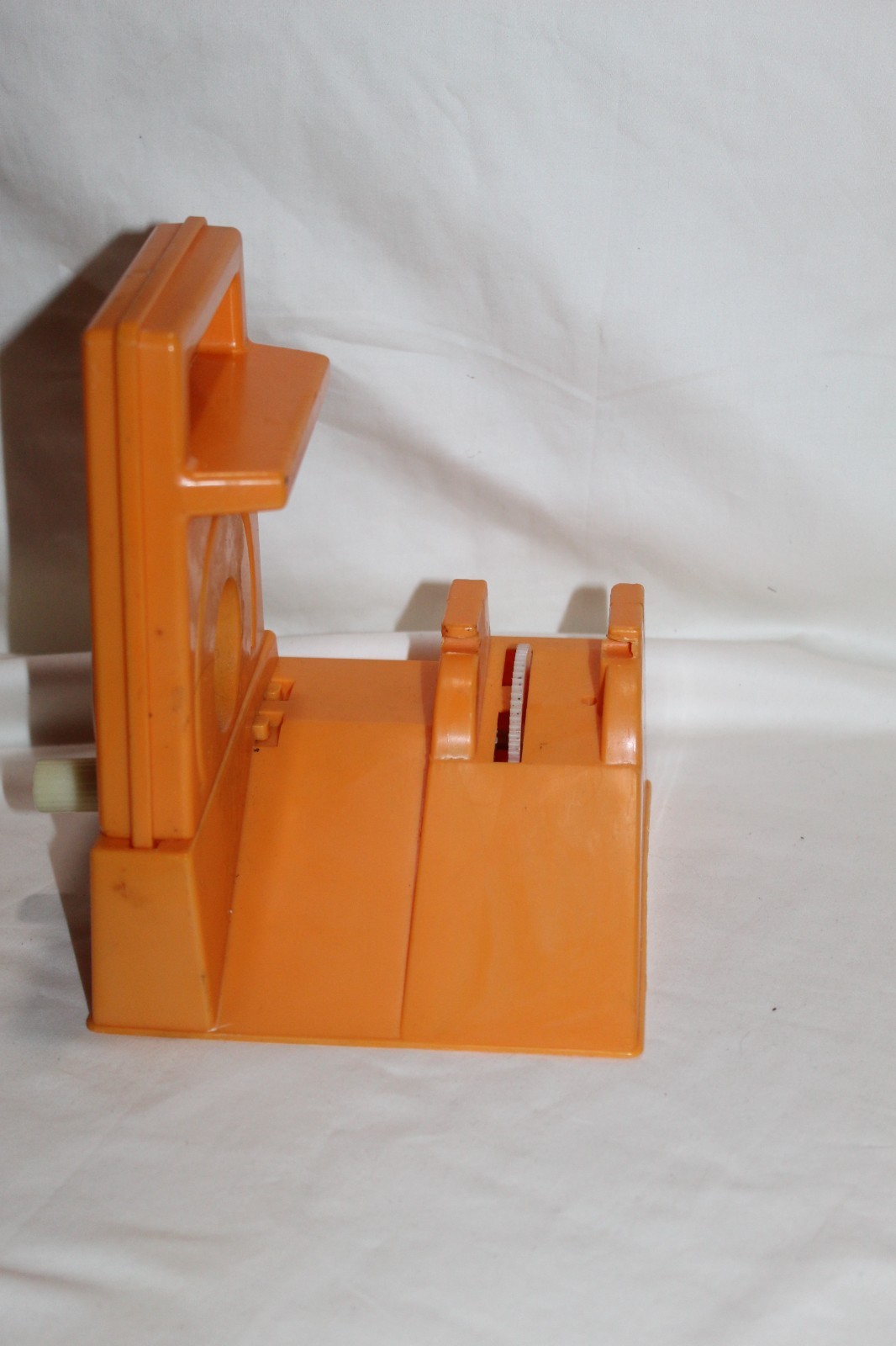 Vintage 1973 Ideal Evil Knevil Stunt Motorcycle Orange Launcher Energizer