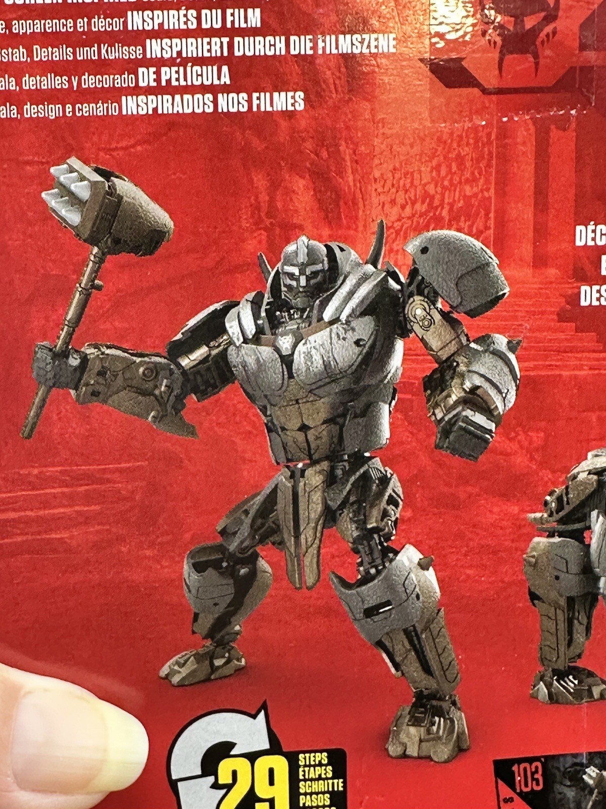 Hasbro Transformers Studio Series Voyager 103 Rhinox Figure NIB Distressed Box
