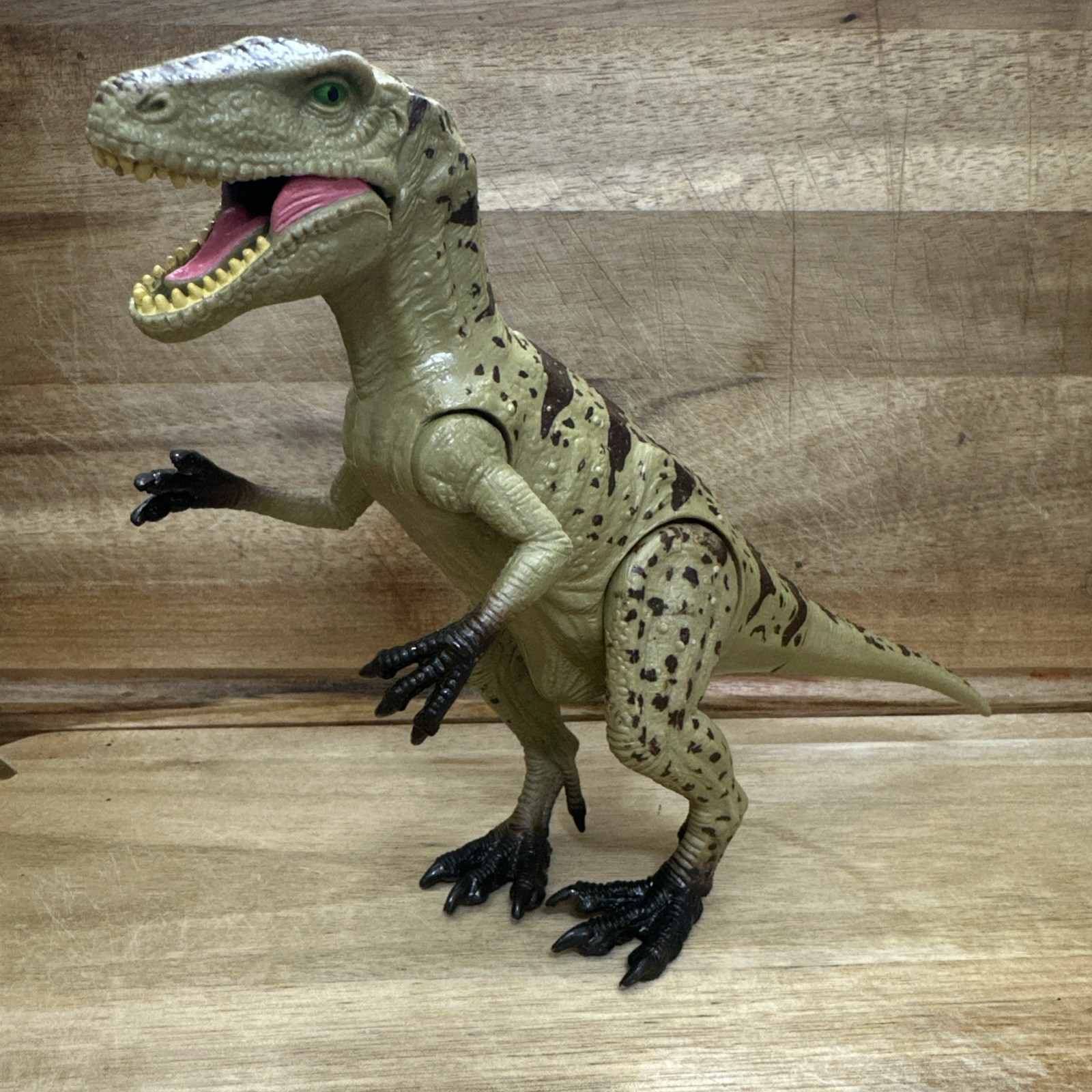 Kid Galaxy Happy Kin Poseable Arms, Legs, & Jaw Allosaurus Figure Dinosaur Toy