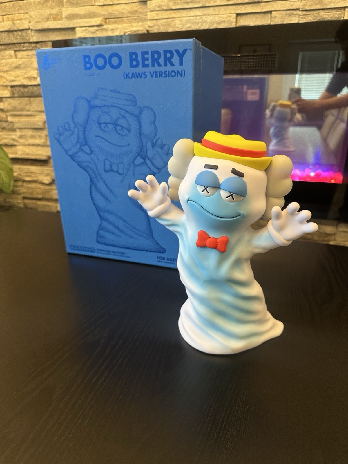 KAWS Boo Berry Figure Monster General Mills Cereal
