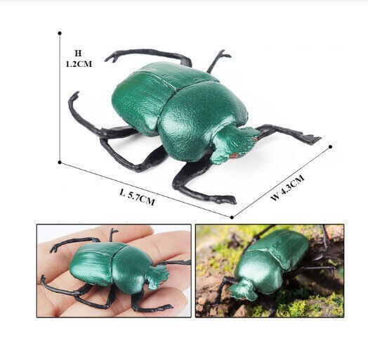 5.7cm Mini Insect PVC Toy Animal Figure Doll Kids Gift