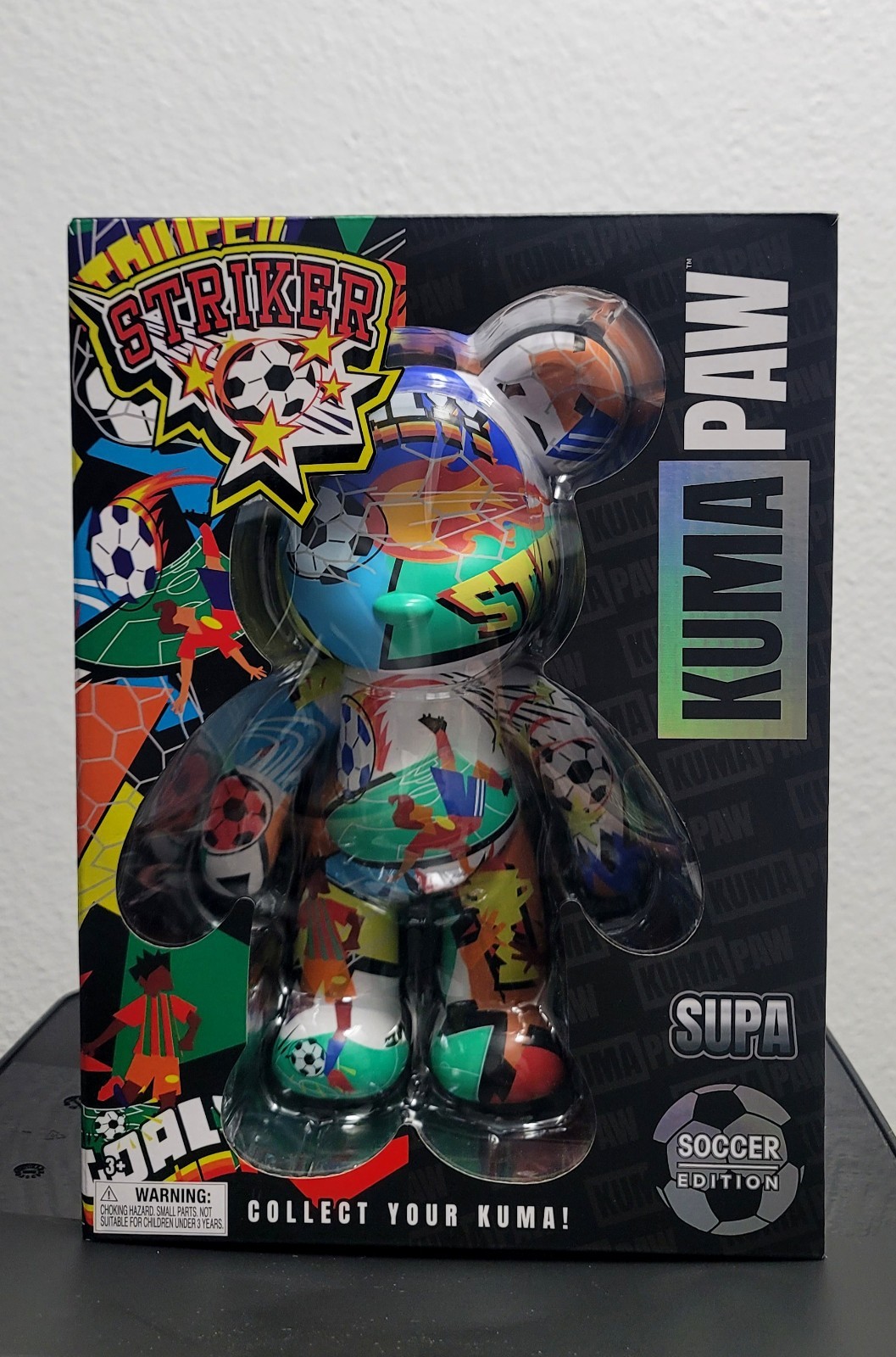 SUPA KUMA PAW 9.5 INCH STRIKER SOCCER EDITION, NEW!