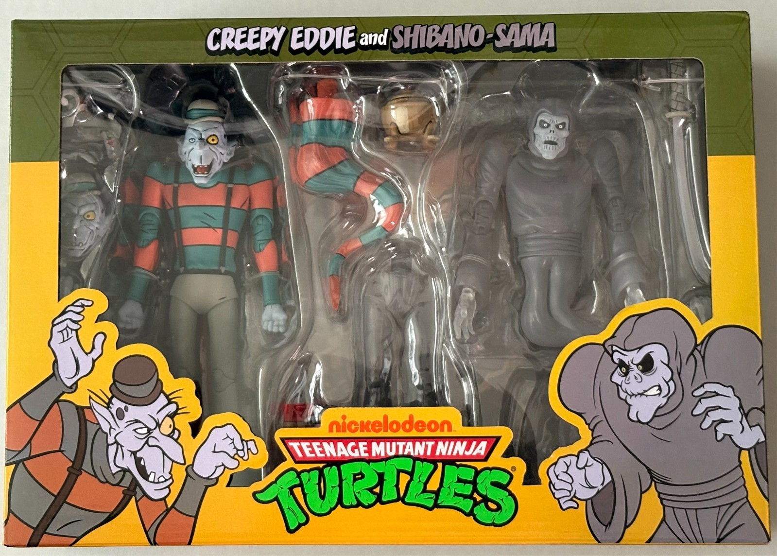 *NEW* NECA Teenage Mutant Ninja Turtles CREEPY EDDIE & SHIBANO-SAMA (L4)
