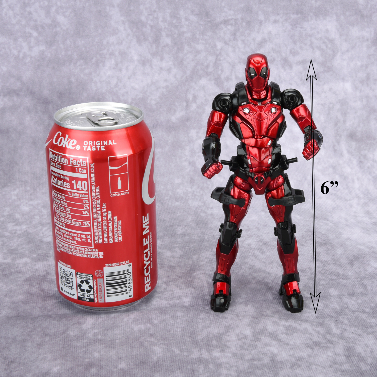Deadpool w/Fighting Armor & Accessories Marvel Collection 6&Prime; Action Figure Toy