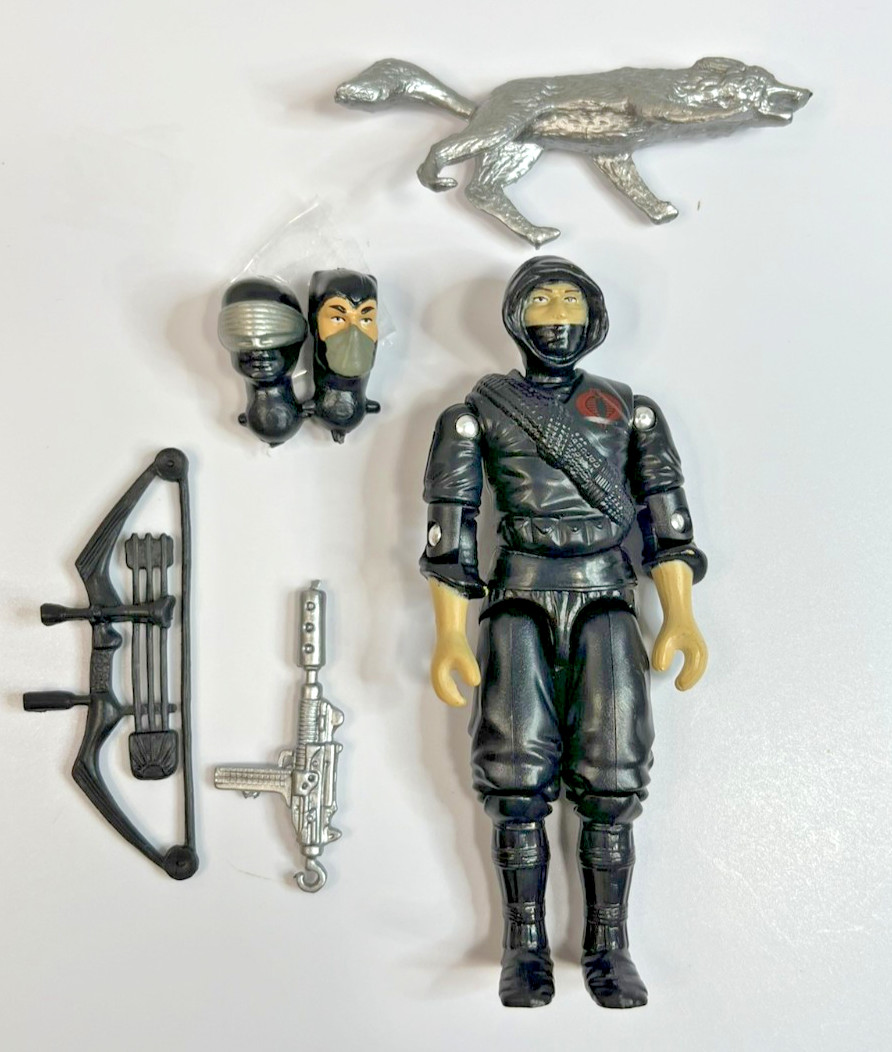 GI Joe Black Major Custom Cobra Figure Lot of 4 100% Complete