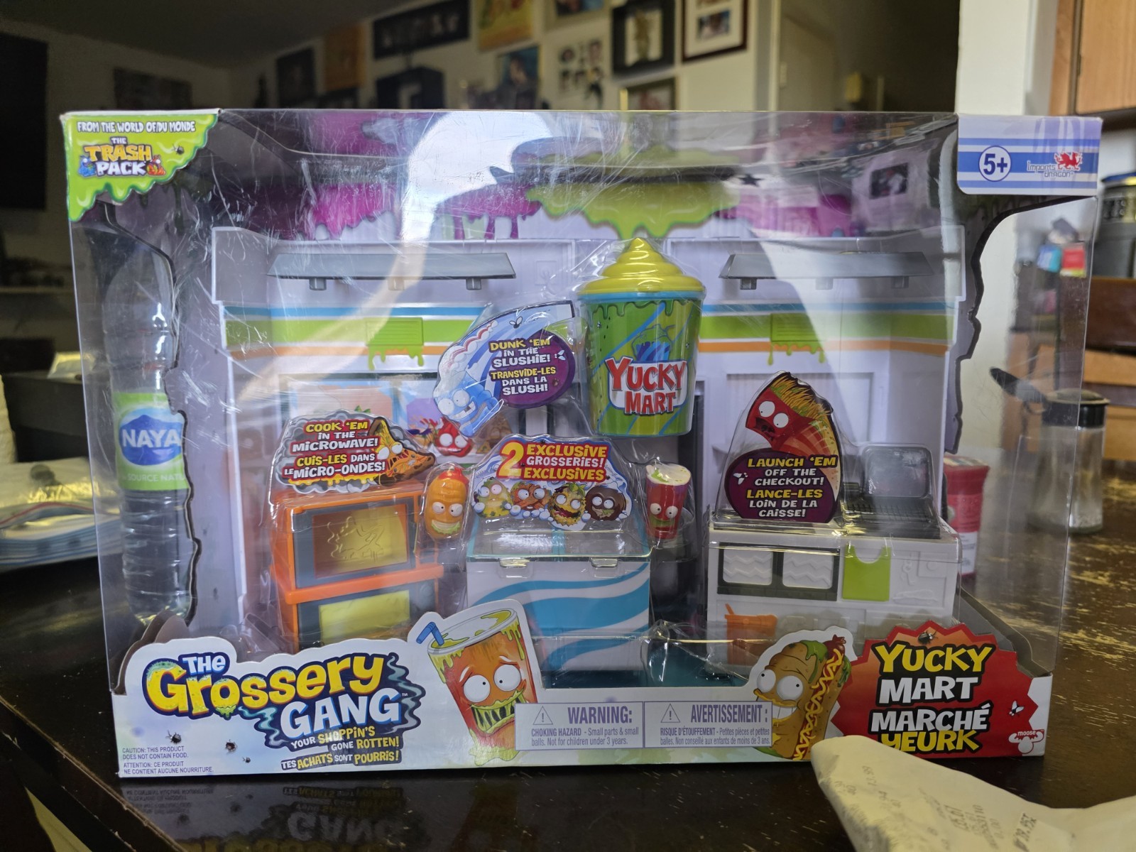 🇨🇦 Grossery Gang Yucky Mart Playset Acc&rsquo;s Char&rsquo;s Bldgs NM VERY RARE Gem Cdn Ed