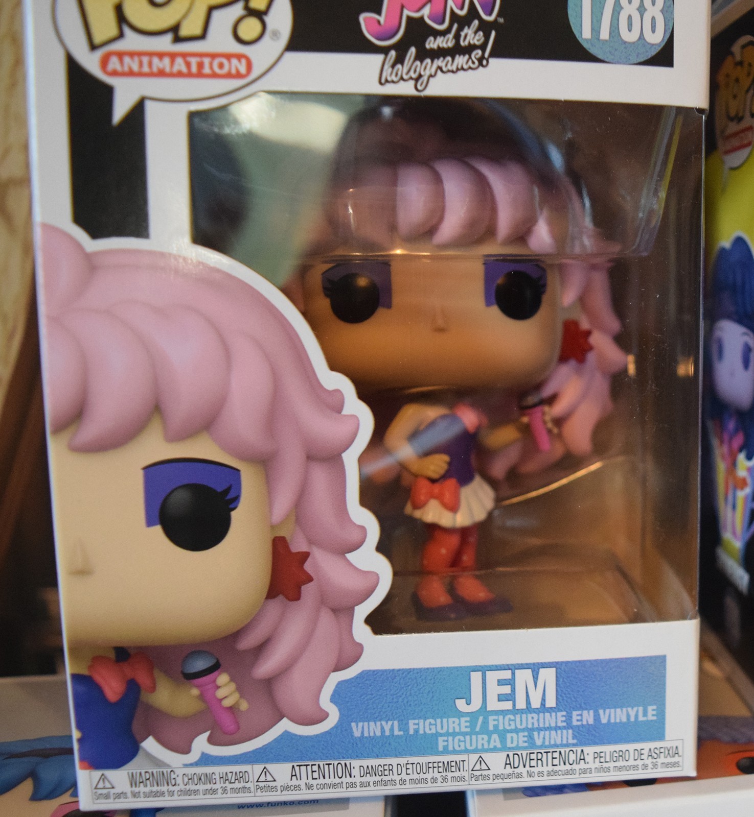 JEM & THE HOLOGRAMS Funko Pop Lot Figure Complete Set Retro 80s Cartoons Synergy