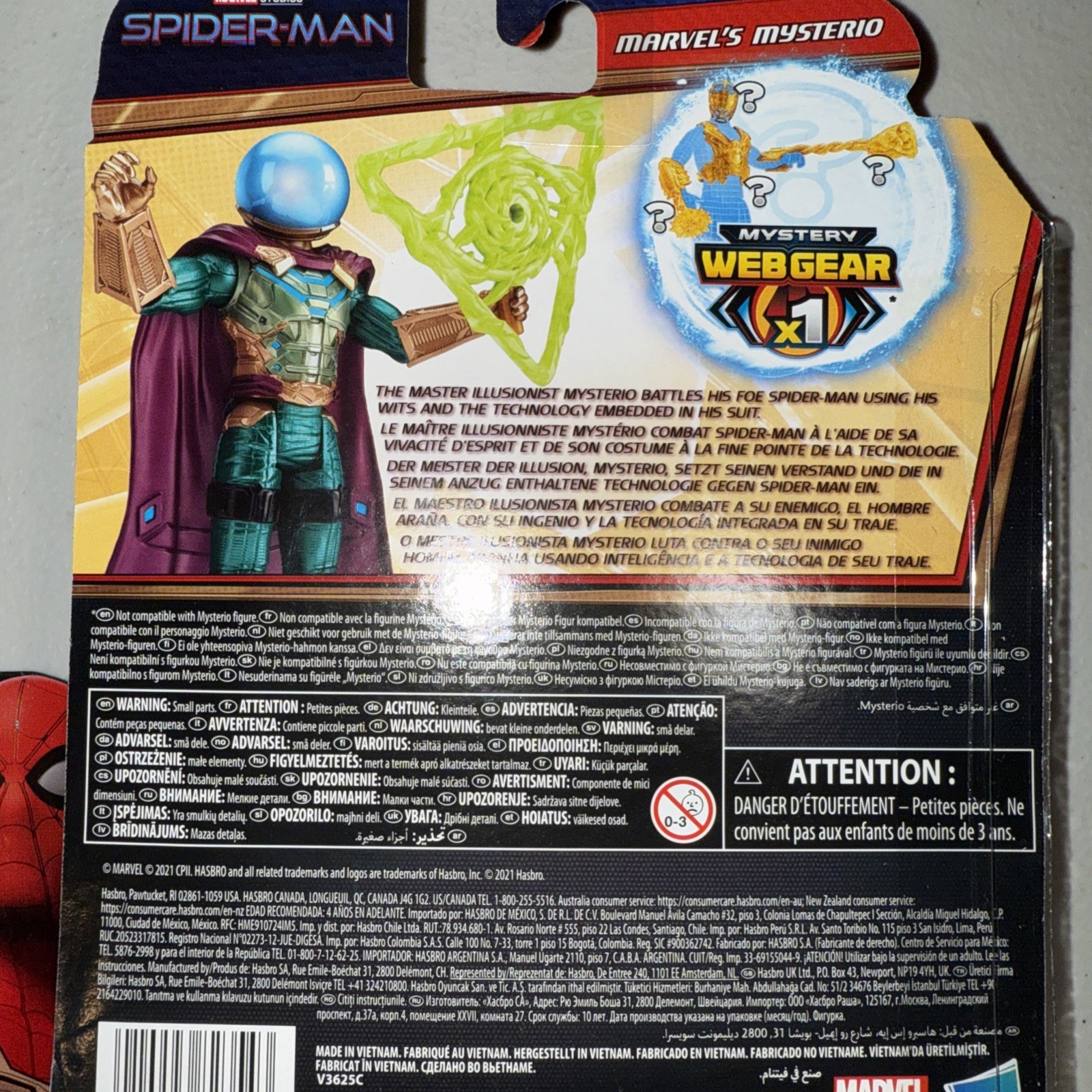 Marvel Studios Spider-Man Dr Strange & Mysterio Mystery Web Gear Action Figures