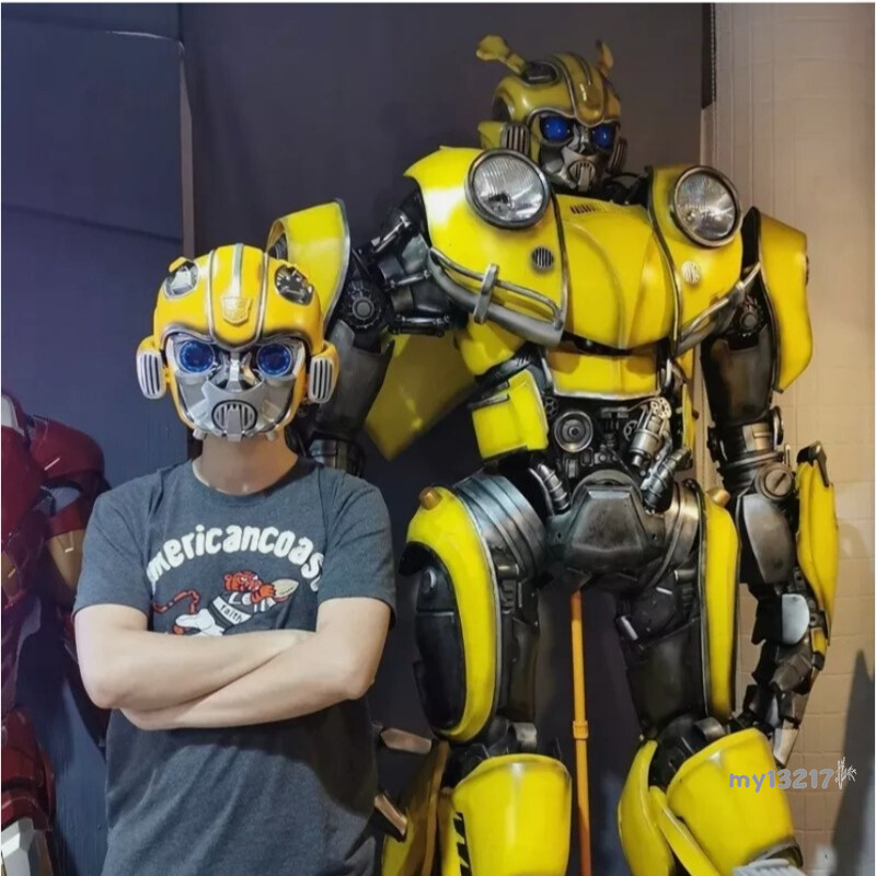 Killerbody Transforms Bumblebee 1:1 Electronic Remote & Voice Controlled Helmet