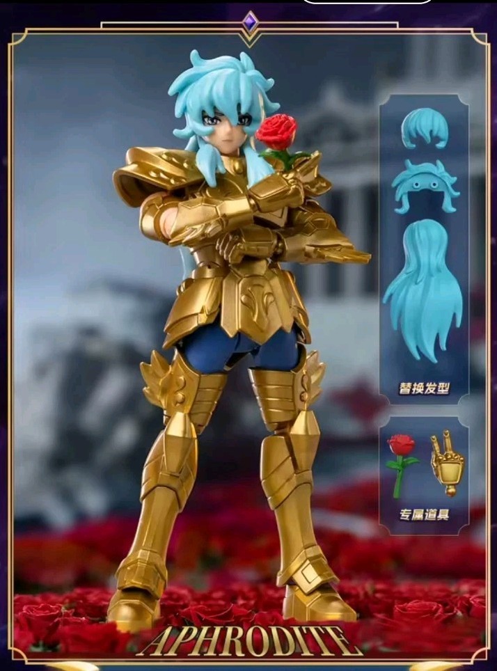 Saint Seiya Series 4 Blokees Aphrodite figure Blind Box Model Kit 4&Prime; tall No Box