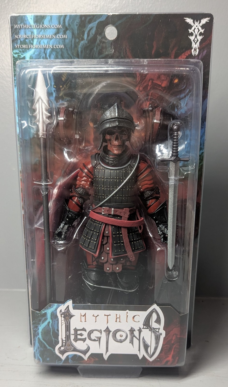 Lord Bushotee and Pelvicus action figure set Mythic Legions Four Horsemen