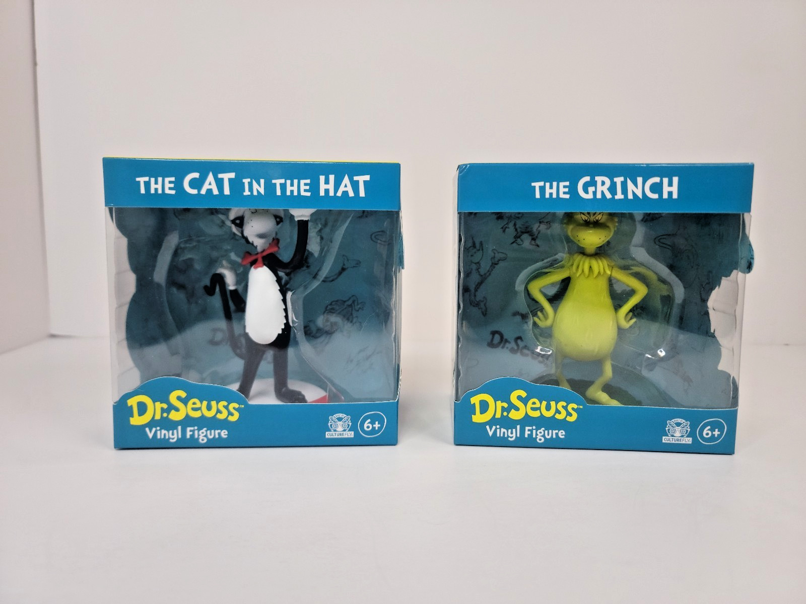 4.5&Prime; CAT in HAT + GRINCH STOLE CHRISTMAS Vinyl Figures CultureFly