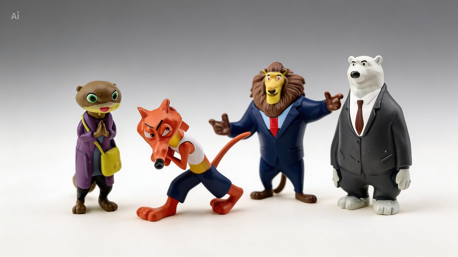 Zootopia Animals Dolls Figures Cake Topper Party Toys Gift – 12 Pcs Set 2&Prime;