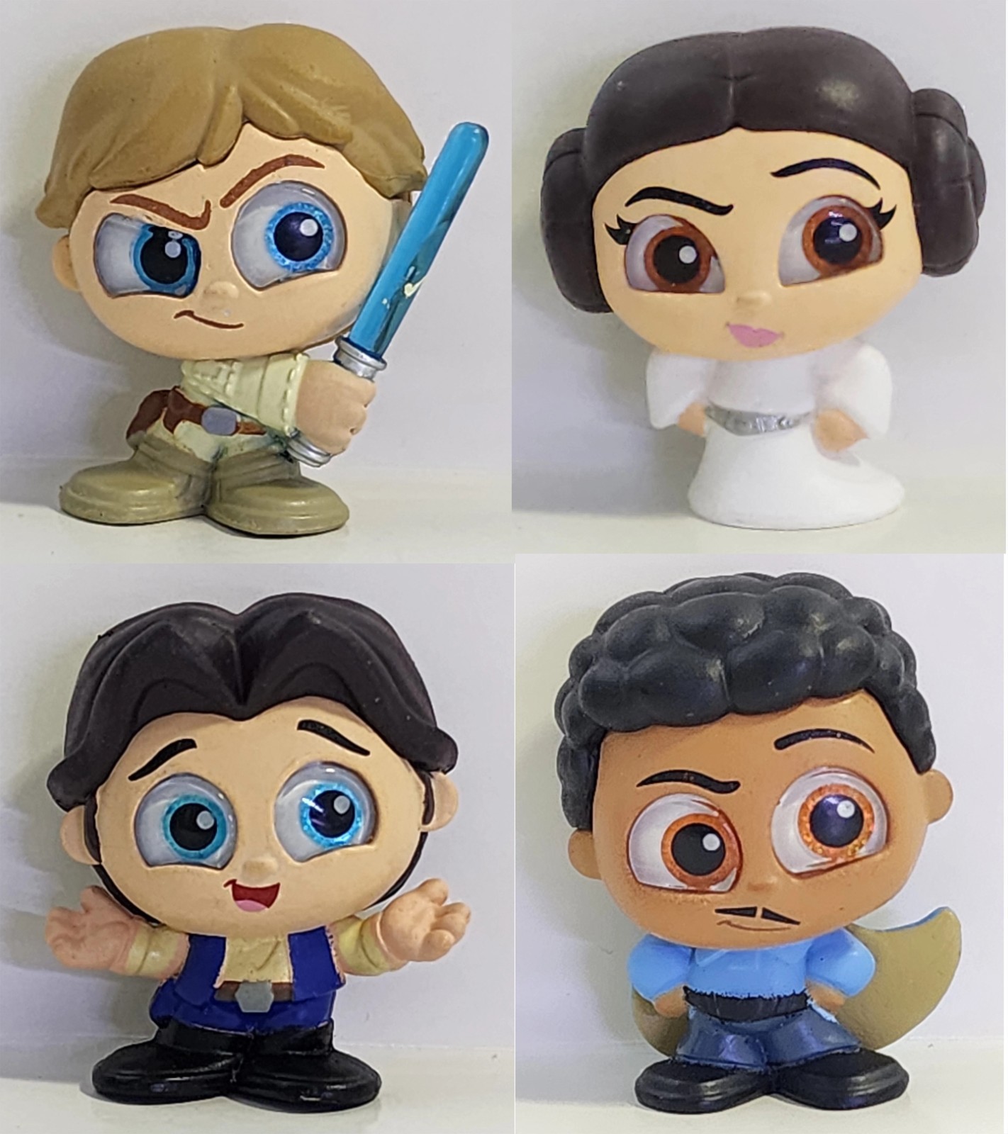 LOT Star Wars Doorables Galaxy Peek Series 1 LUKE SKYWALKER LEIA HAN SOLO LANDO