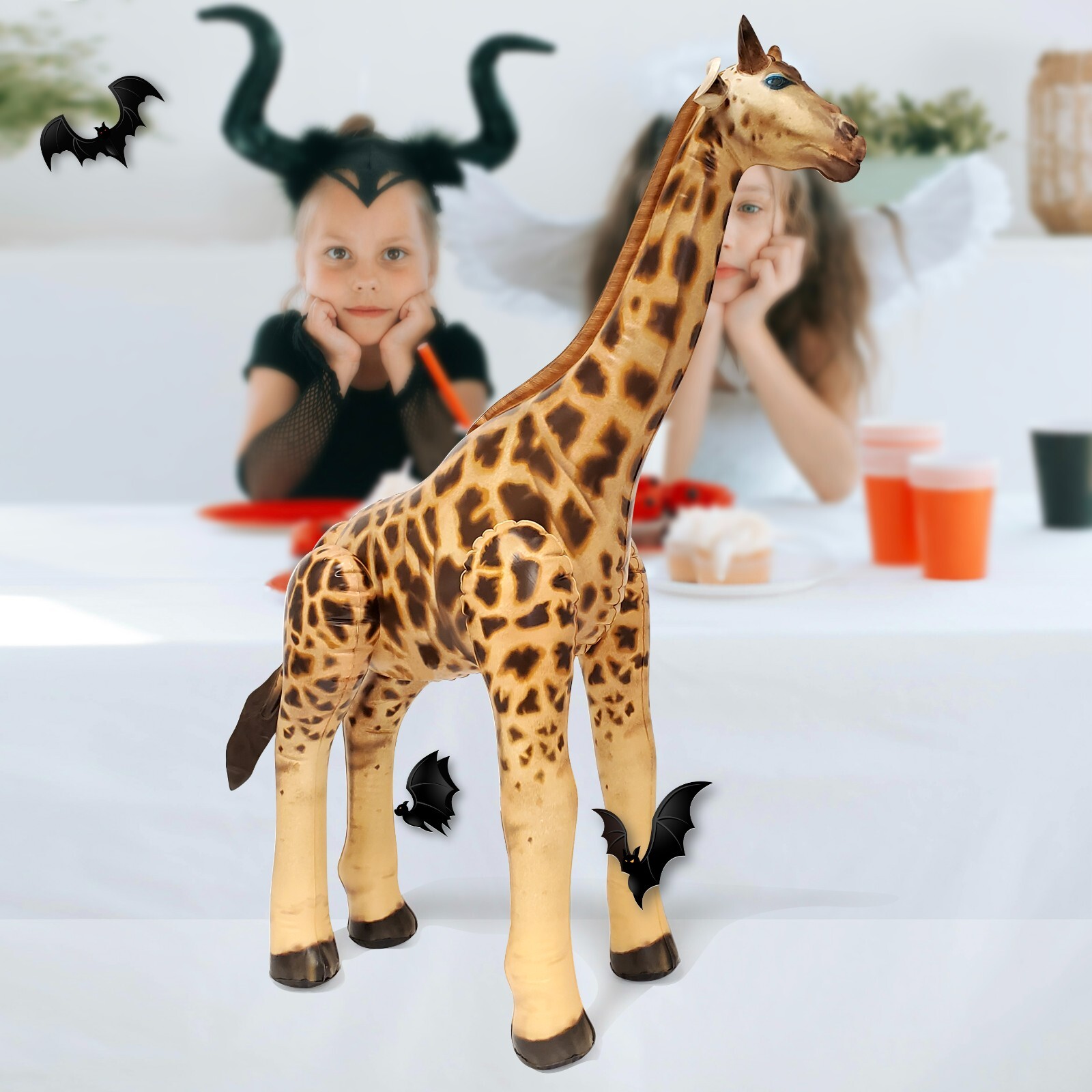 Jet Creations Inflatable Giraffe 36&Prime; Tall Stuffed Animals Pool Party Decoration