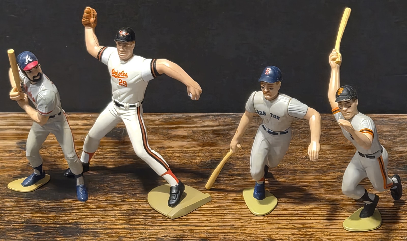 Starting Lineup Major League Baseball Lot 4 Figures Virgil Boggs Clark Ballard
