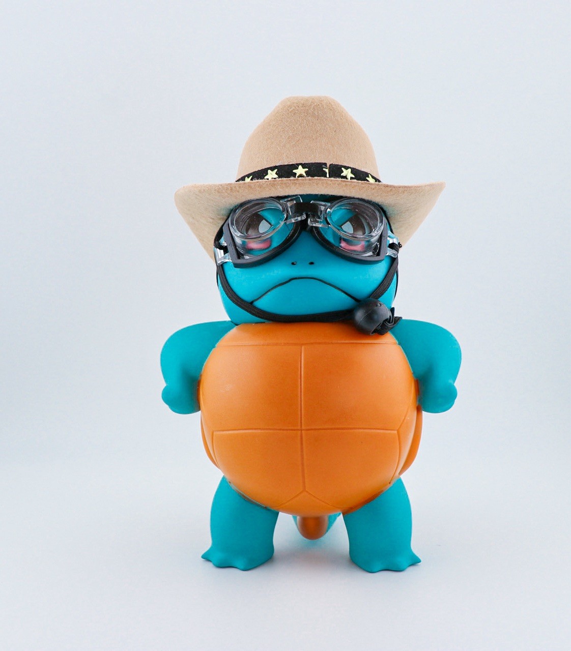 Pokemon Gatling Gun Action Figure Military Duck Collectible Toy 15 cm