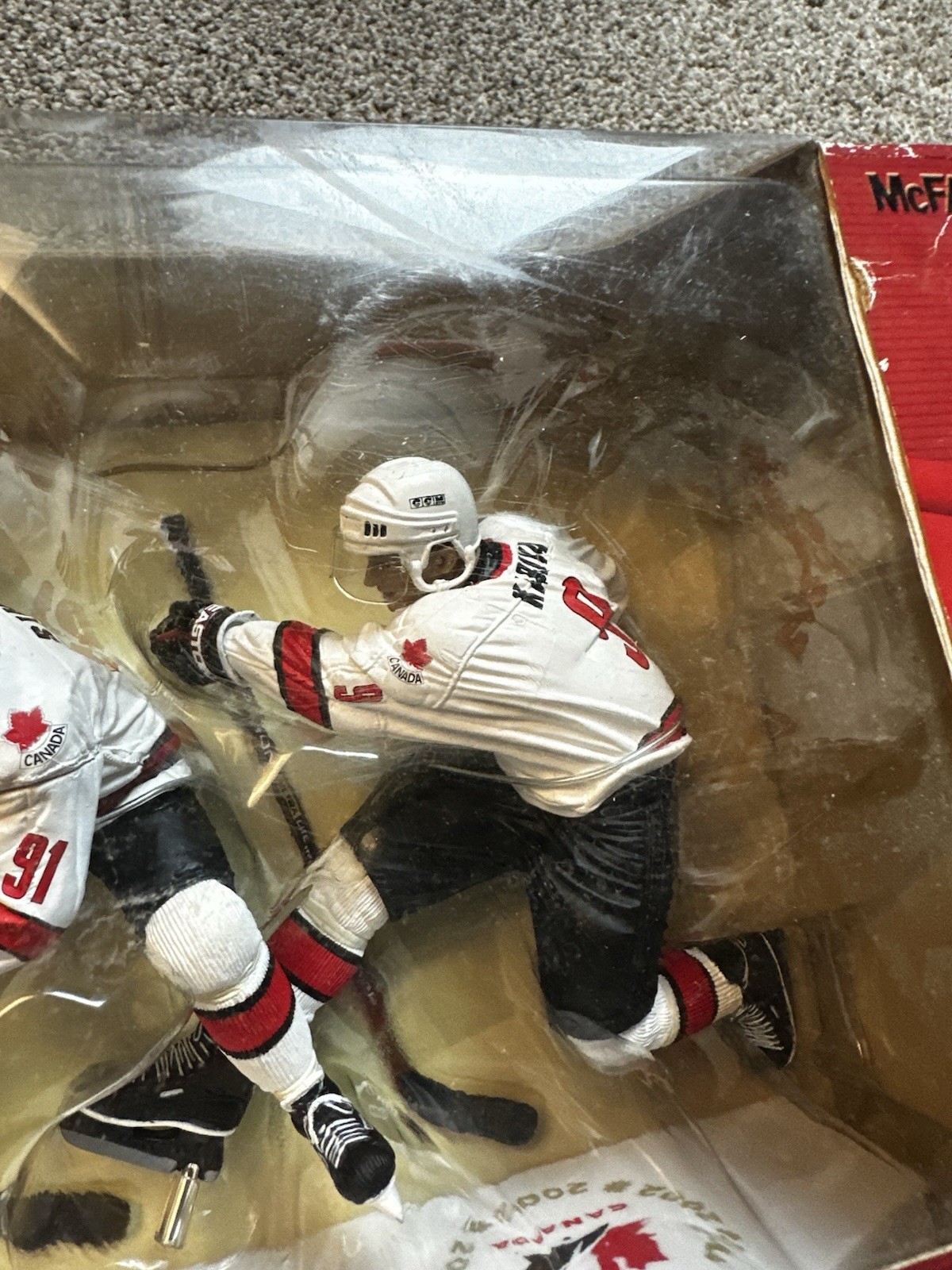 Team Canada Olympic Hockey McFarlane Figures – Set of 4 – Lindros Brodeur Sakic