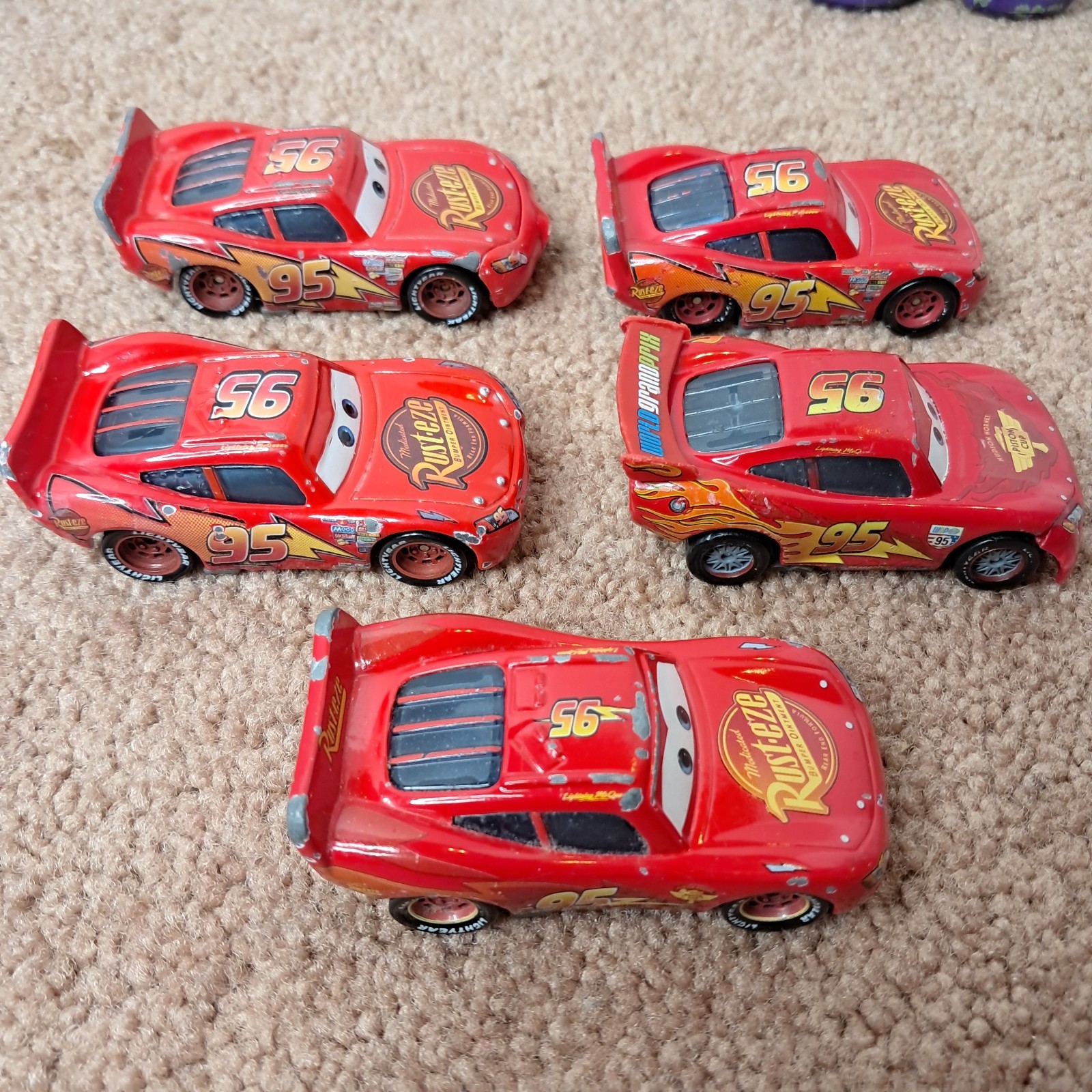 Lot Of 18 Disney&rsquo;s Pixar Cars Die-Cast Racing Toys Mattel Mini Figures