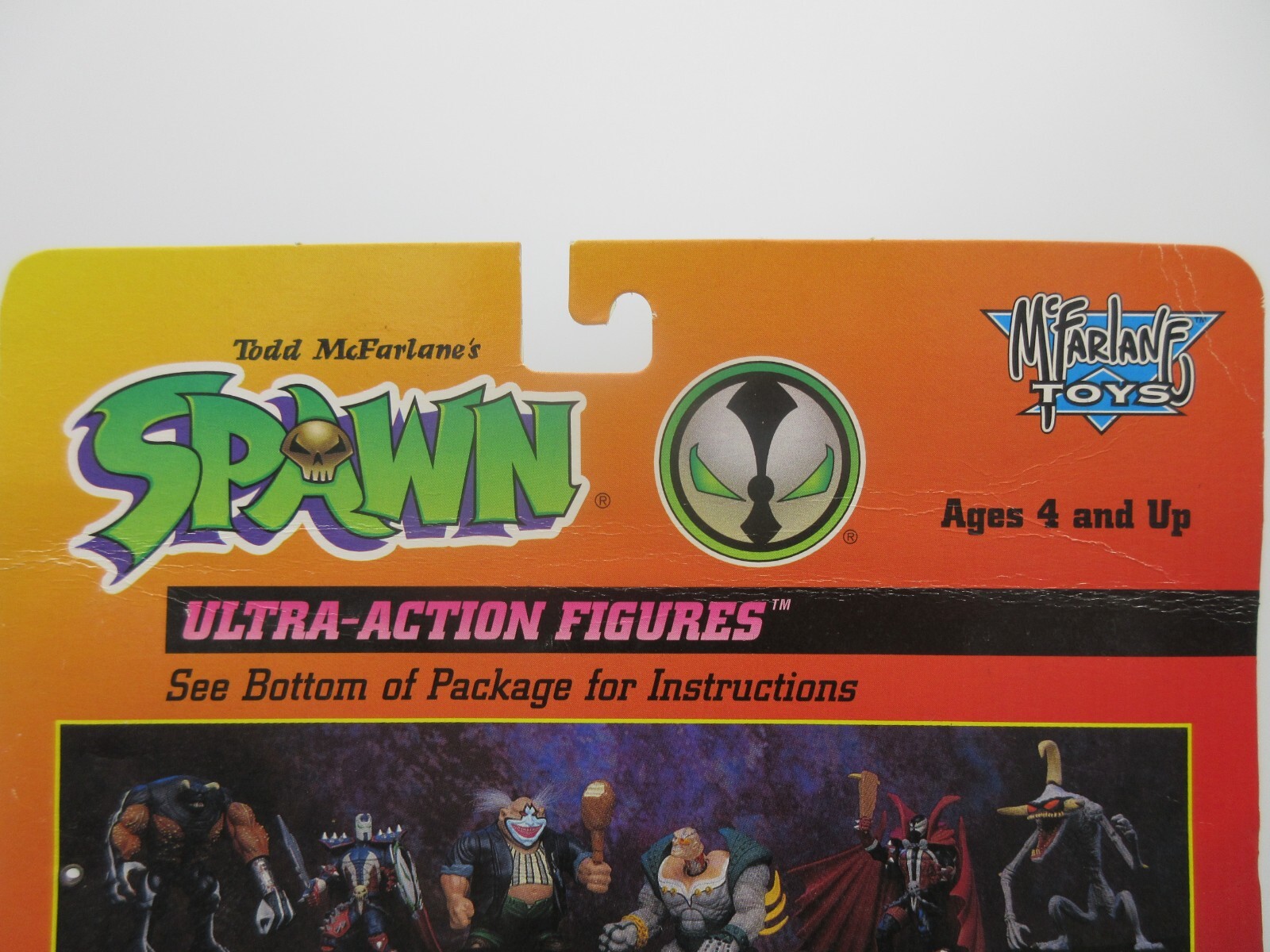 Spawn BADROCK v11 (Red/Gold Version) Series 2 Figure [McFarlane Toys, 1995] NIP!