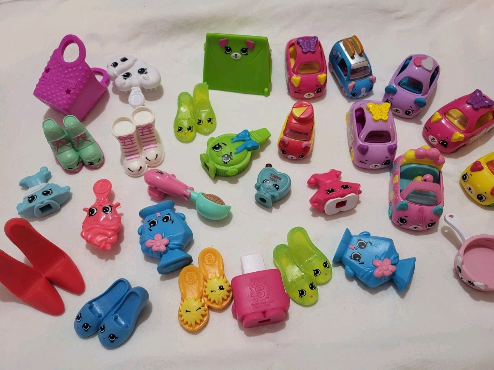 Shopkins Cars Furniture Shoes Toys Assorted Lot