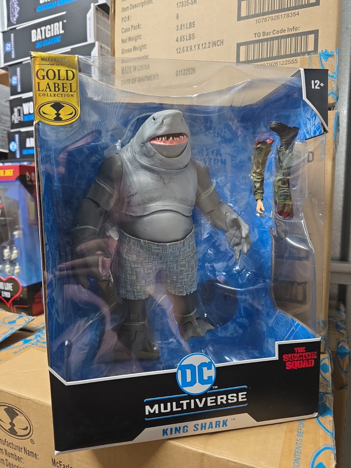 King Shark Action Figure McFarlane DC Multiverse Gold Label
