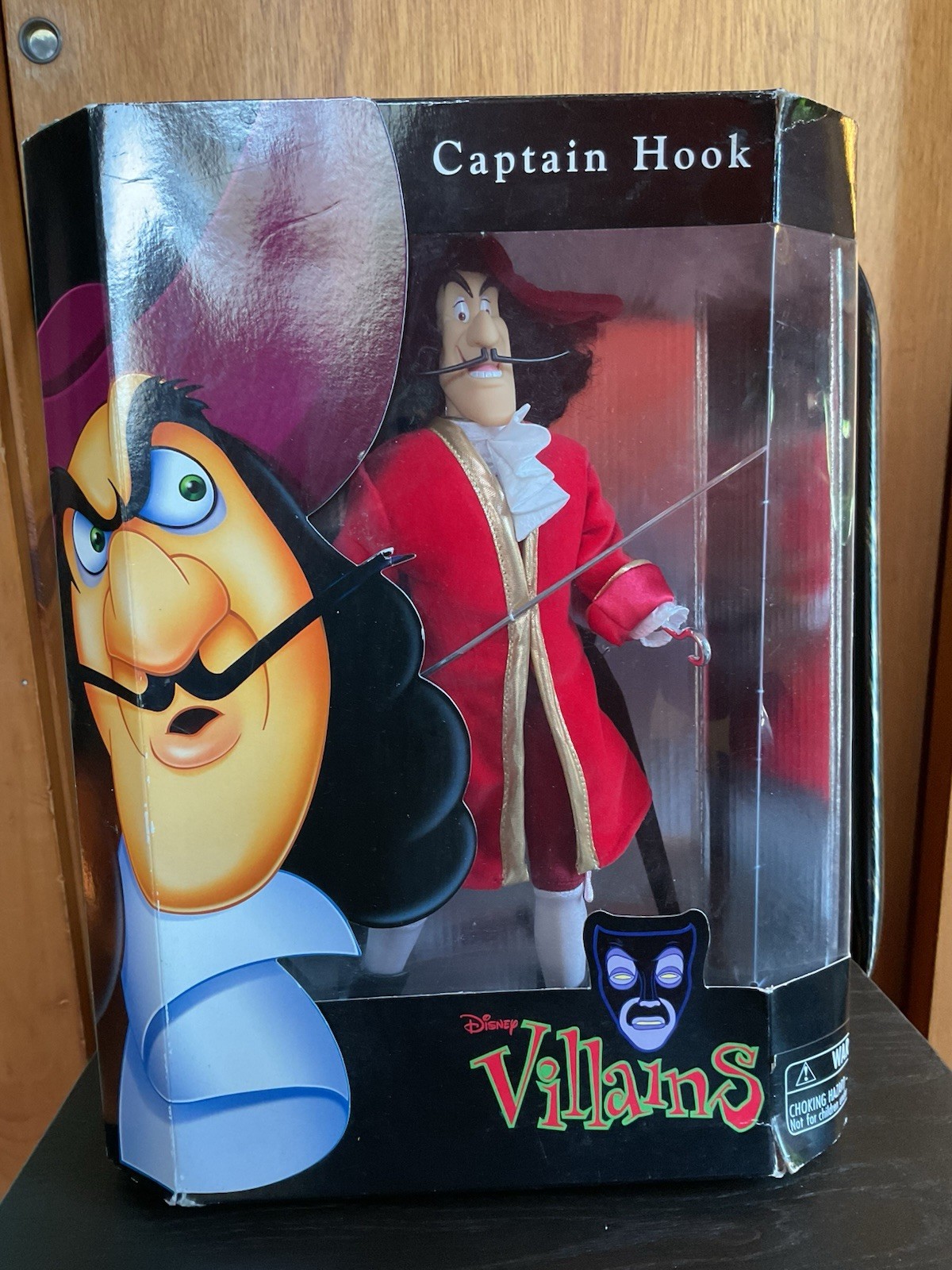 Vtg 1999 12” Disney Villains Park Exclusive #88015 Captain Hook Action Figure