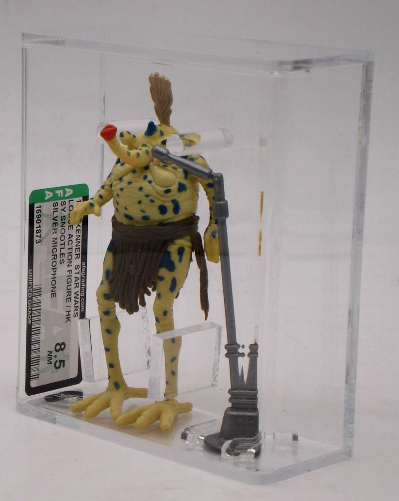 STAR WARS 1983 SY SNOOTLES SILVER KENNER AFA 8.5 80 LOOSE ACTION FIGURE