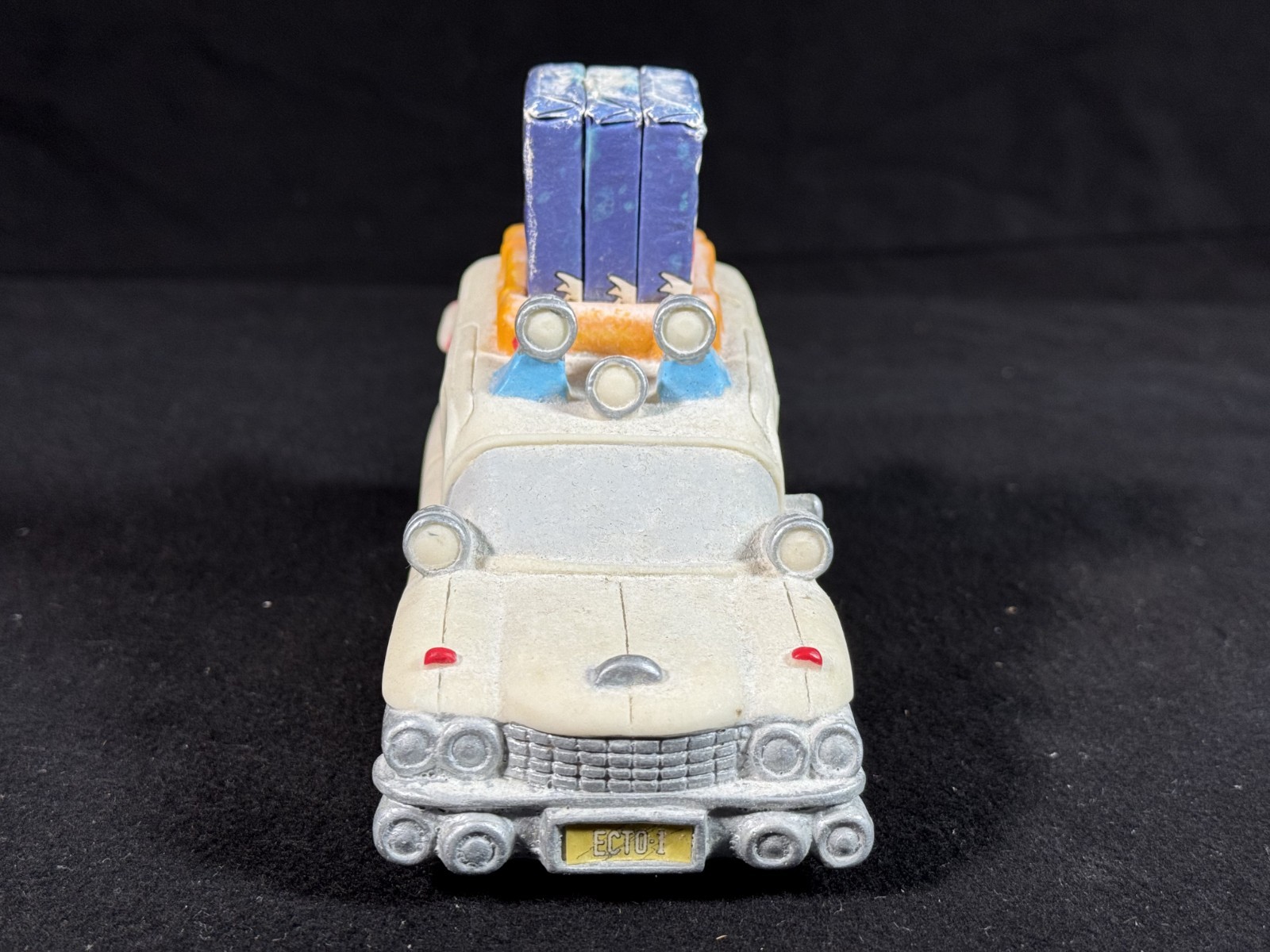 1986 The Real Ghostbusters Ecto-1 Car Movie Cartoon Floating Soap Dish w/ Soap