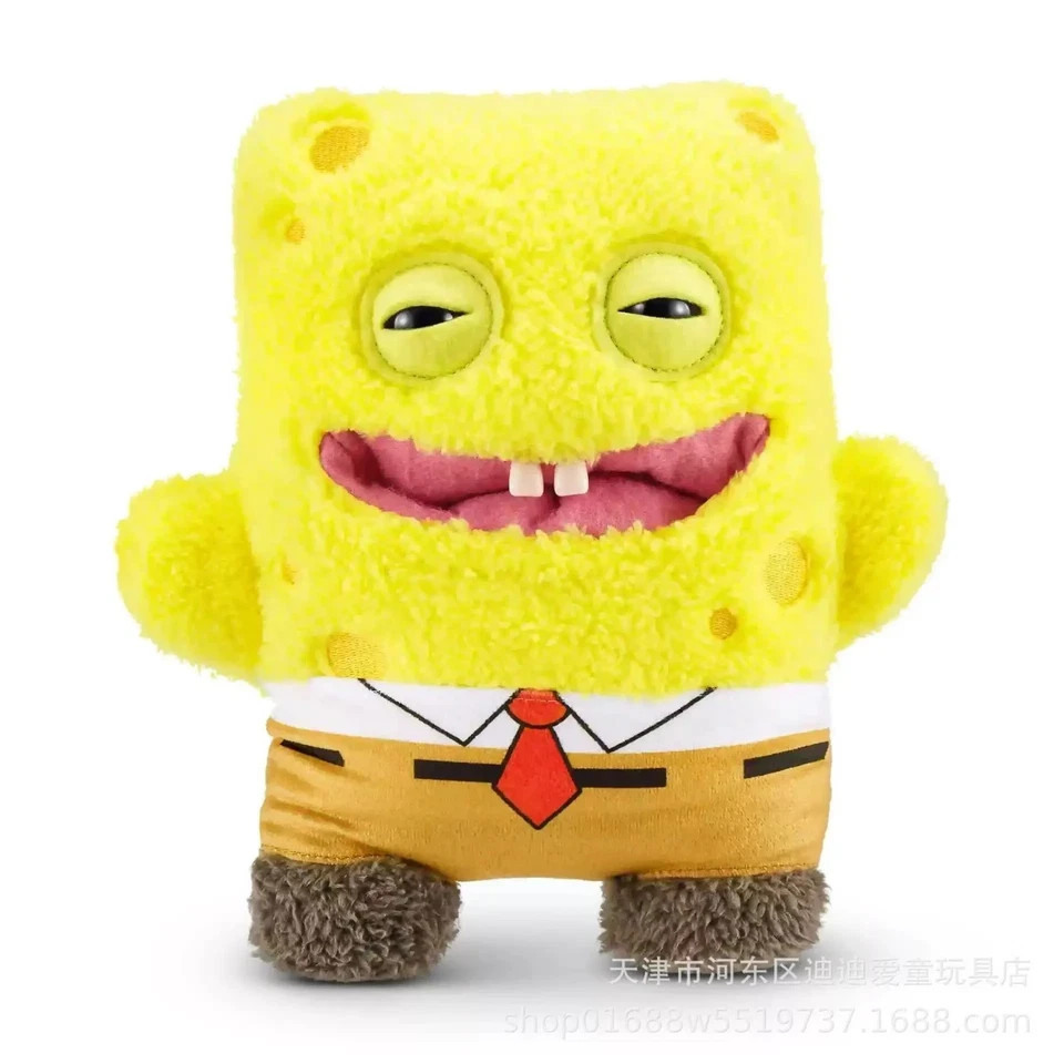 Fuggler Spongebob Patrick Star Plush Toys Funny Ugly Monster Tooth Birthday Gif.