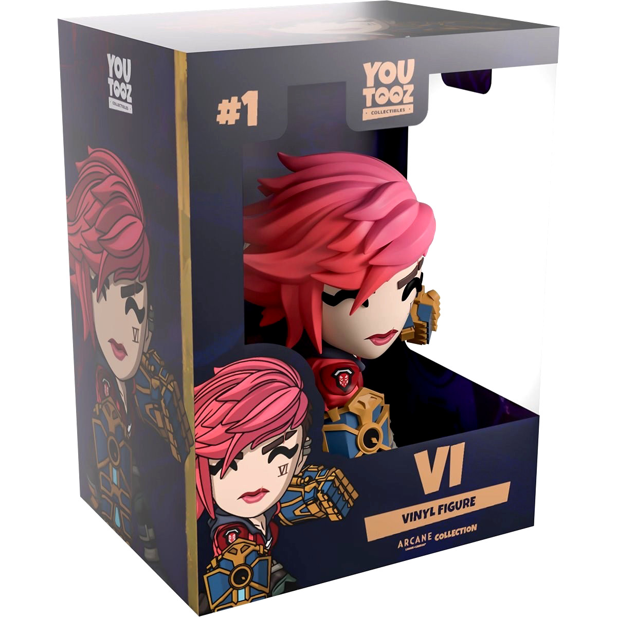 Youtooz Limited Ed • VI • Arcane • #1 • League of Legends • w/Pro • Ships Free