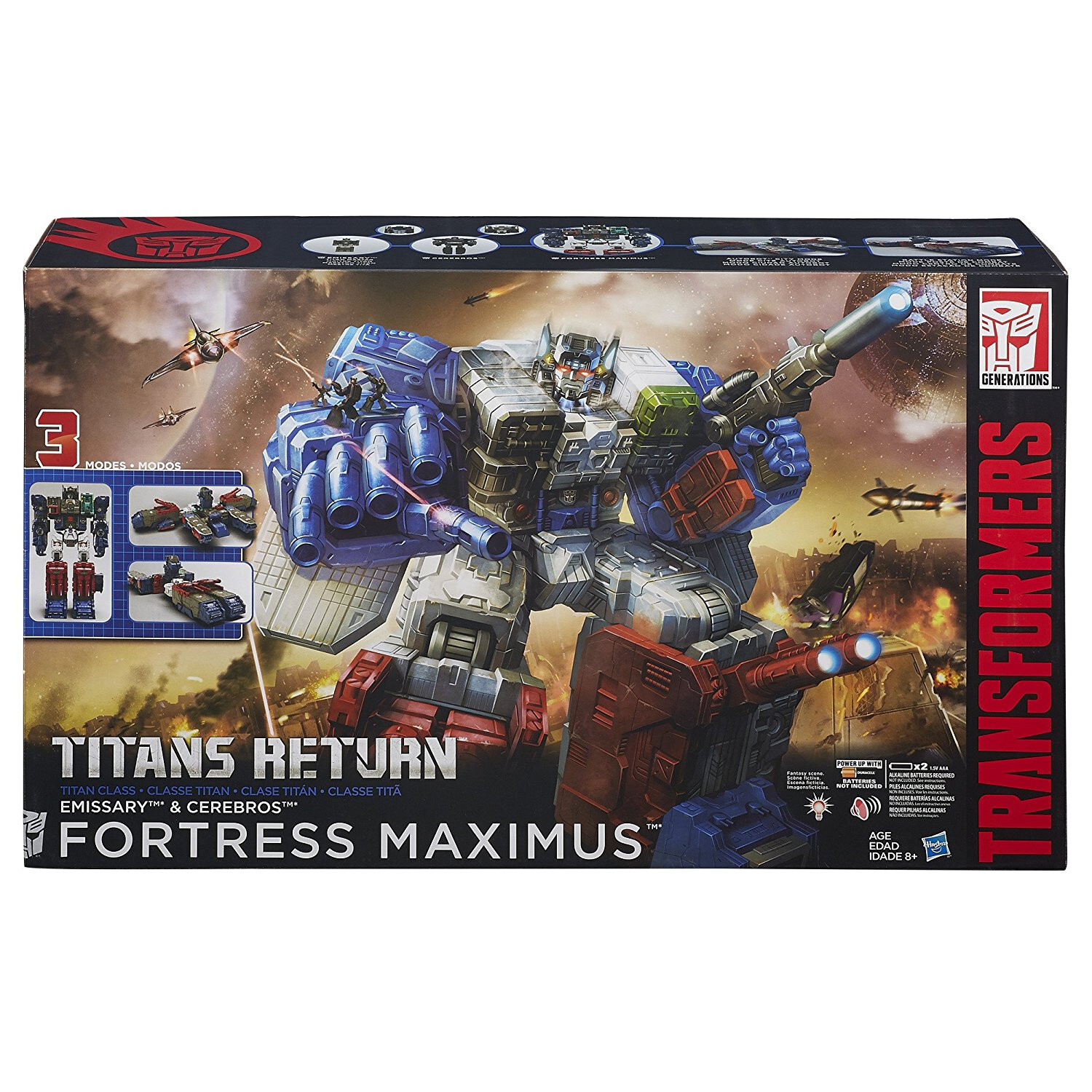 Transformers Titans Return Titan Class Fortress Maximus NEW! 24&Prime; TALL IN STOCK!