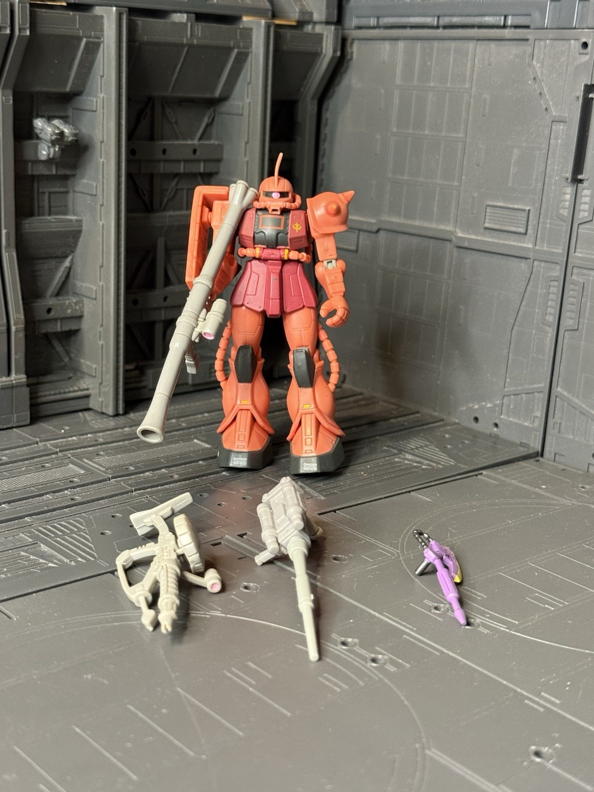 Bandai Mobile Suit Gundam Fighter Char’s Zaku 2 Version 1 Action Figure MSIA