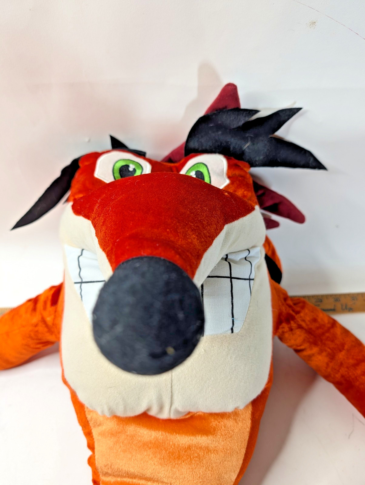Rare Collectible 2007 Giant Crash Bandicoot Kelly Toy Playstation Plush 32” PS