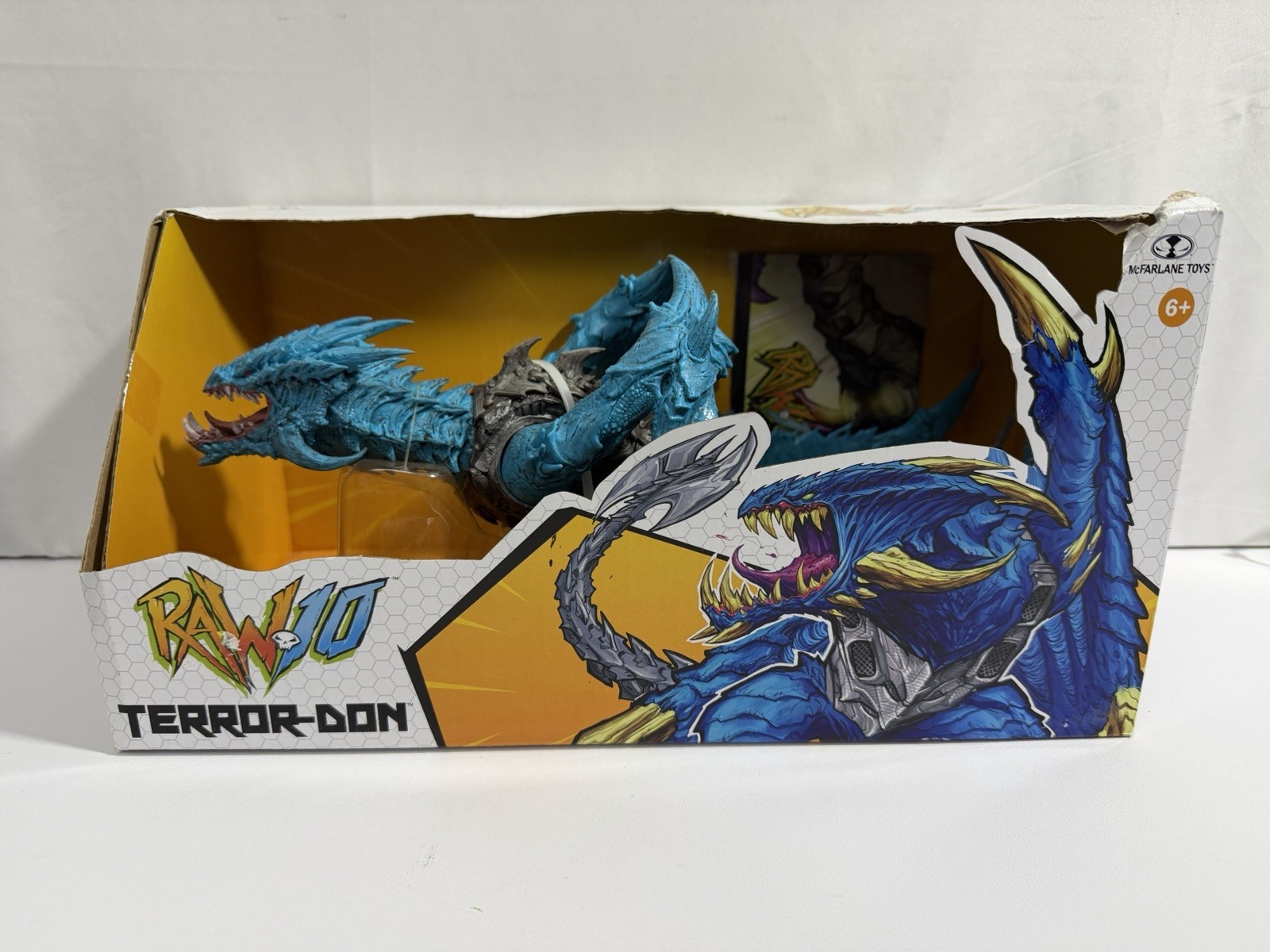 Mcfarlane Toys Raw 10 Terror Don Blue Dragon Figure New Sealed 2021