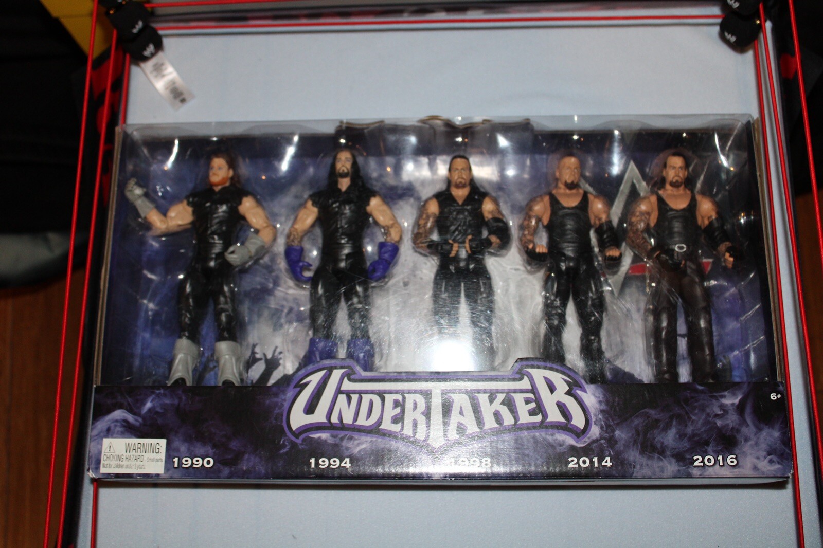 MATTEL WWE 2017 UNDERTAKER 5-PACK ACTION FIGURE 1990,1994,1998,2014,2016 MIP.