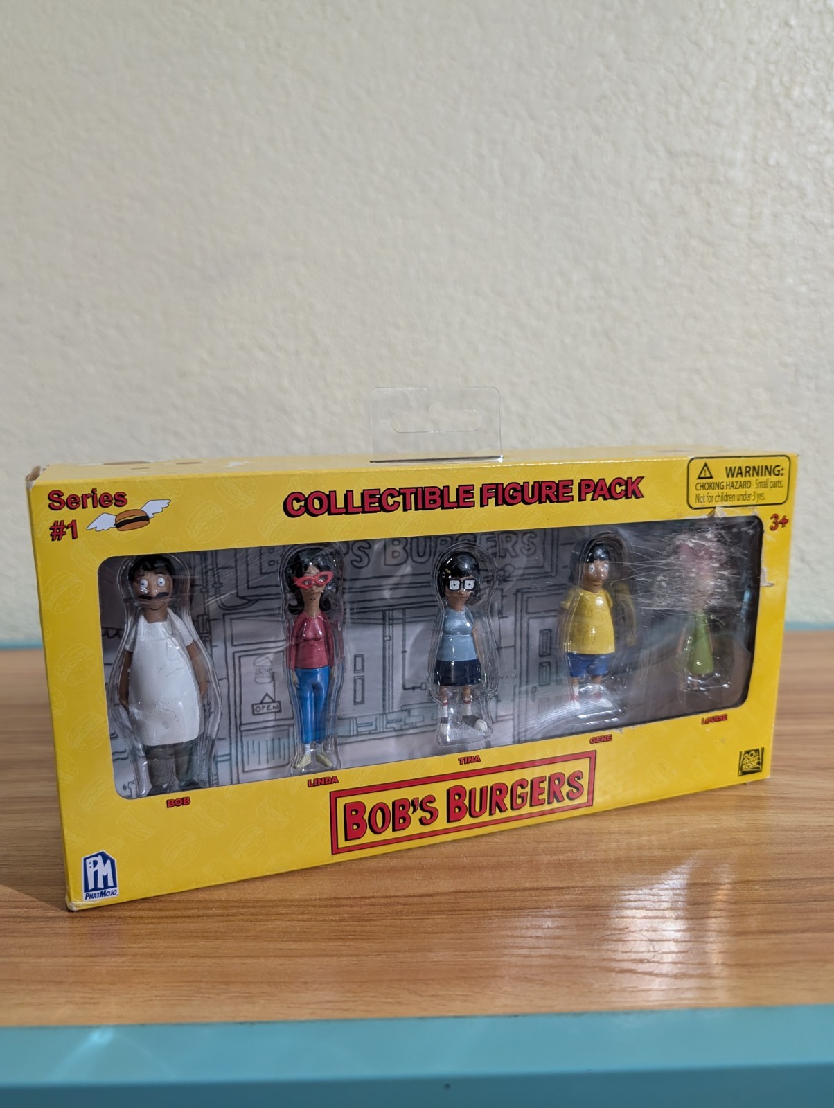 Bob&rsquo;s Burgers Series #1 Collectible 5 Figure Pack PhatMojo 2015, NEW OPEN BOX