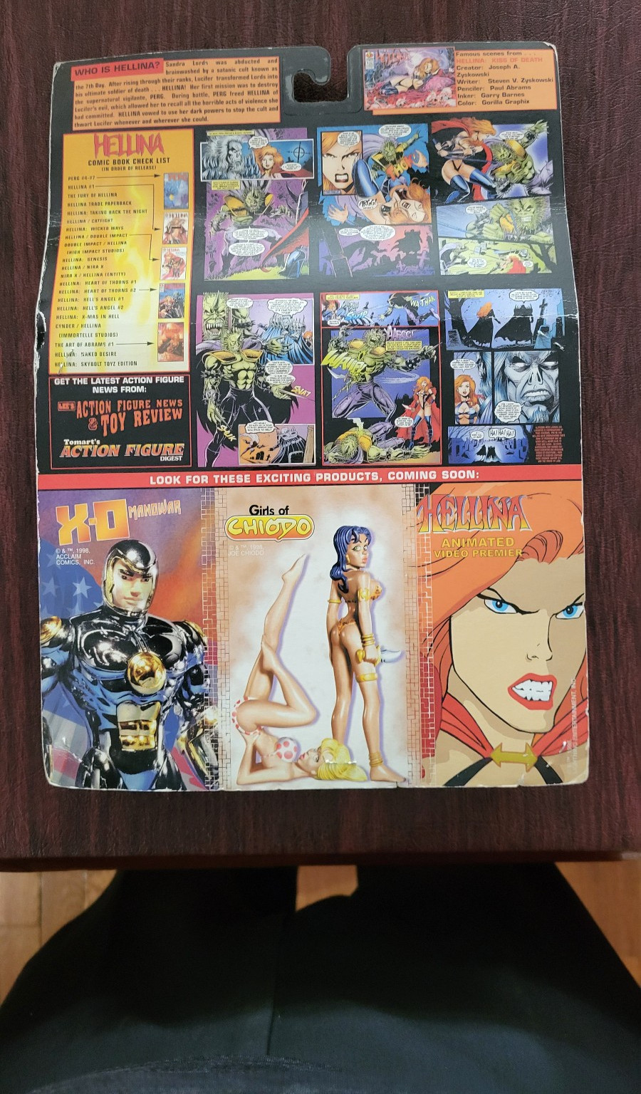 Skybolt Toyz Lightning Comics Hellina Light Up Eyes Edition