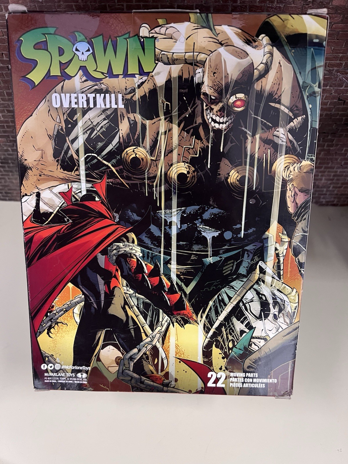 Overtkill Action Figure McFarlane Spawn Megafig NEW NIB