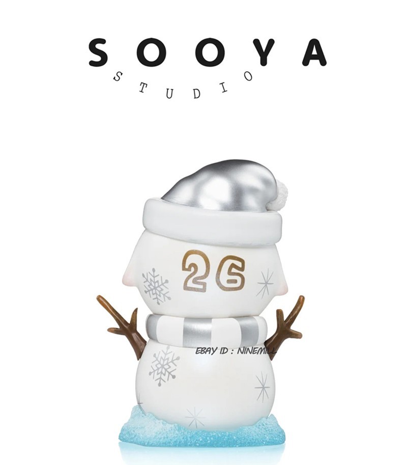 100% Genuine Sooya Studio Snowman Model Statue Collection Tidal Current