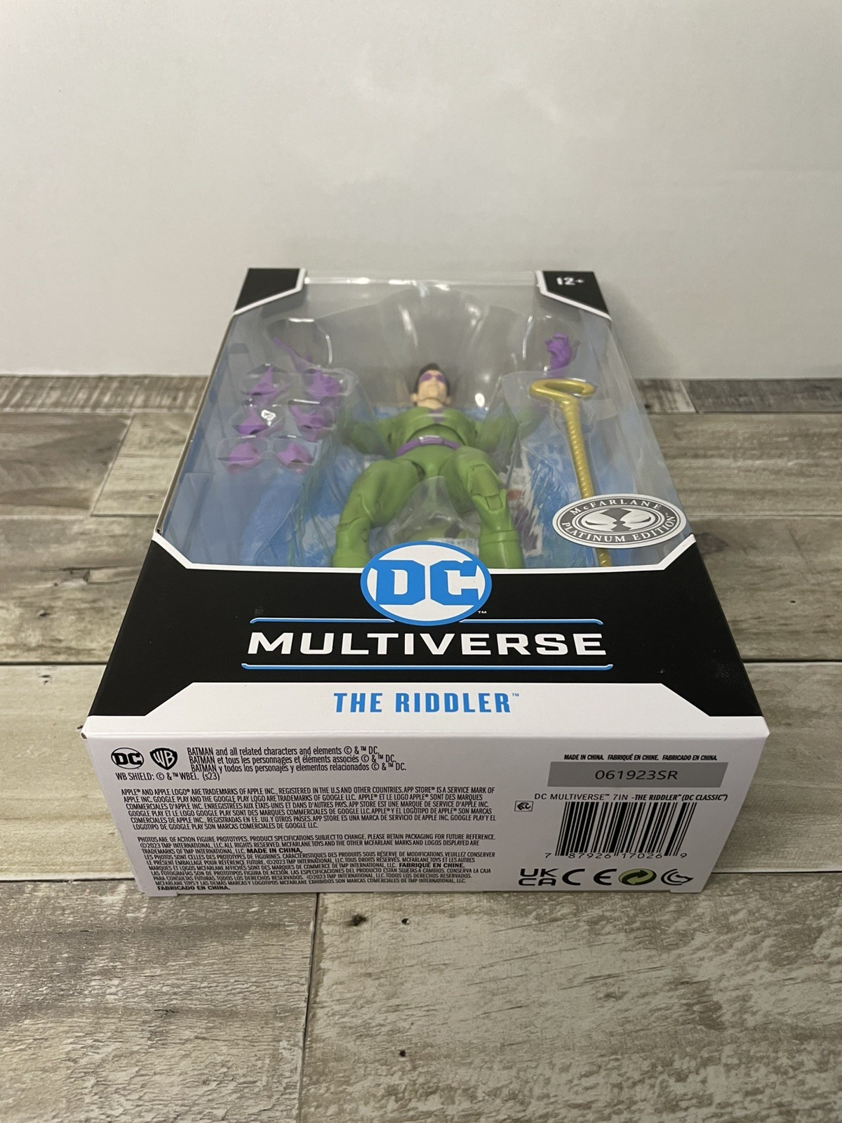 McFarlane DC Multiverse The Riddler DC Classic 7” Platinum Edition Figure NEW
