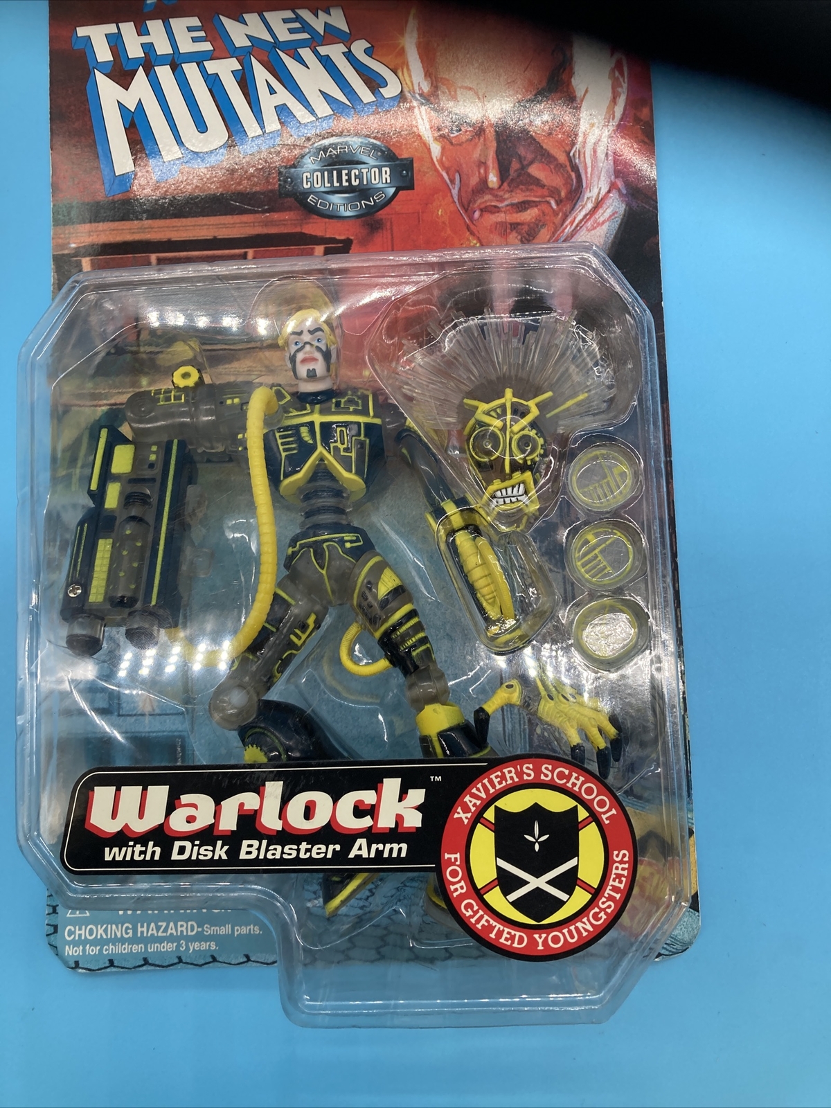 X Men The New Mutants Warlock with Disk Blaster Arm New