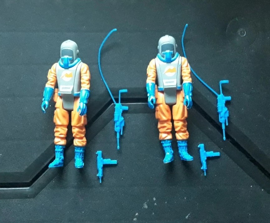 Palitoy Action Force Space Force Security Trooper Lot Of 2