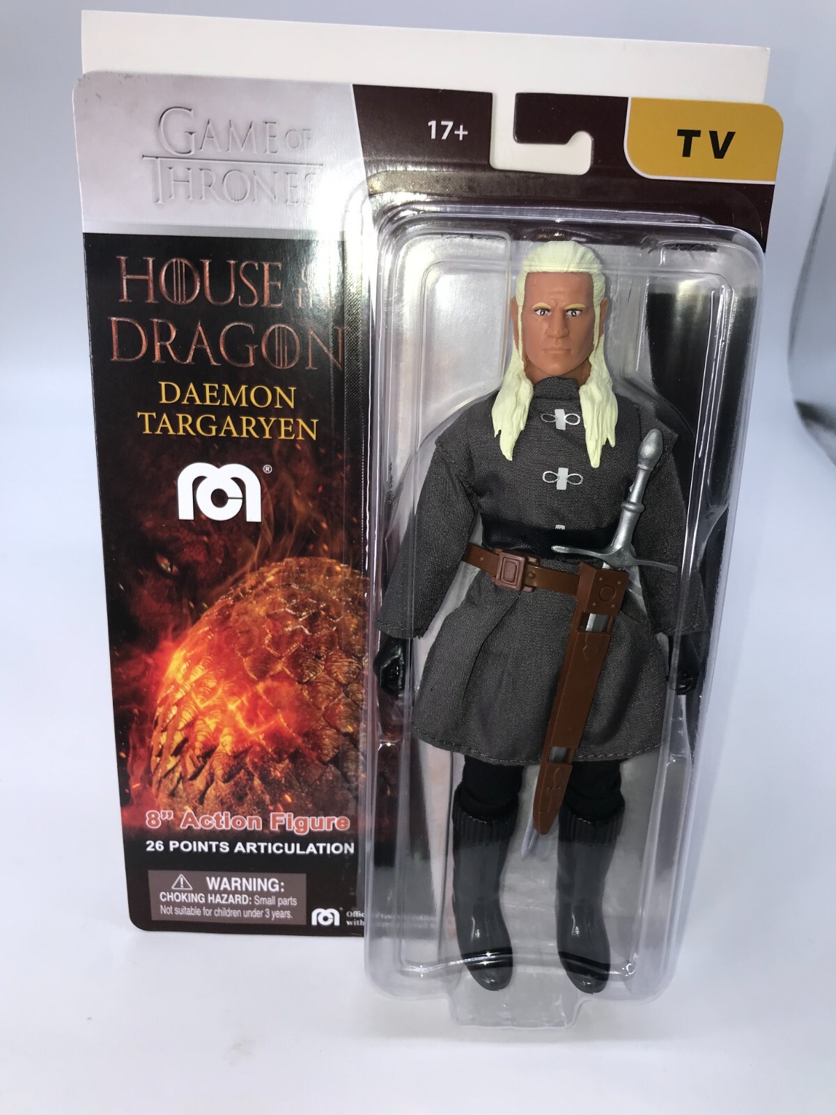 Mego House of the Dragon Daemon Targaryen 8&Prime; Action Figure NEW MINTY