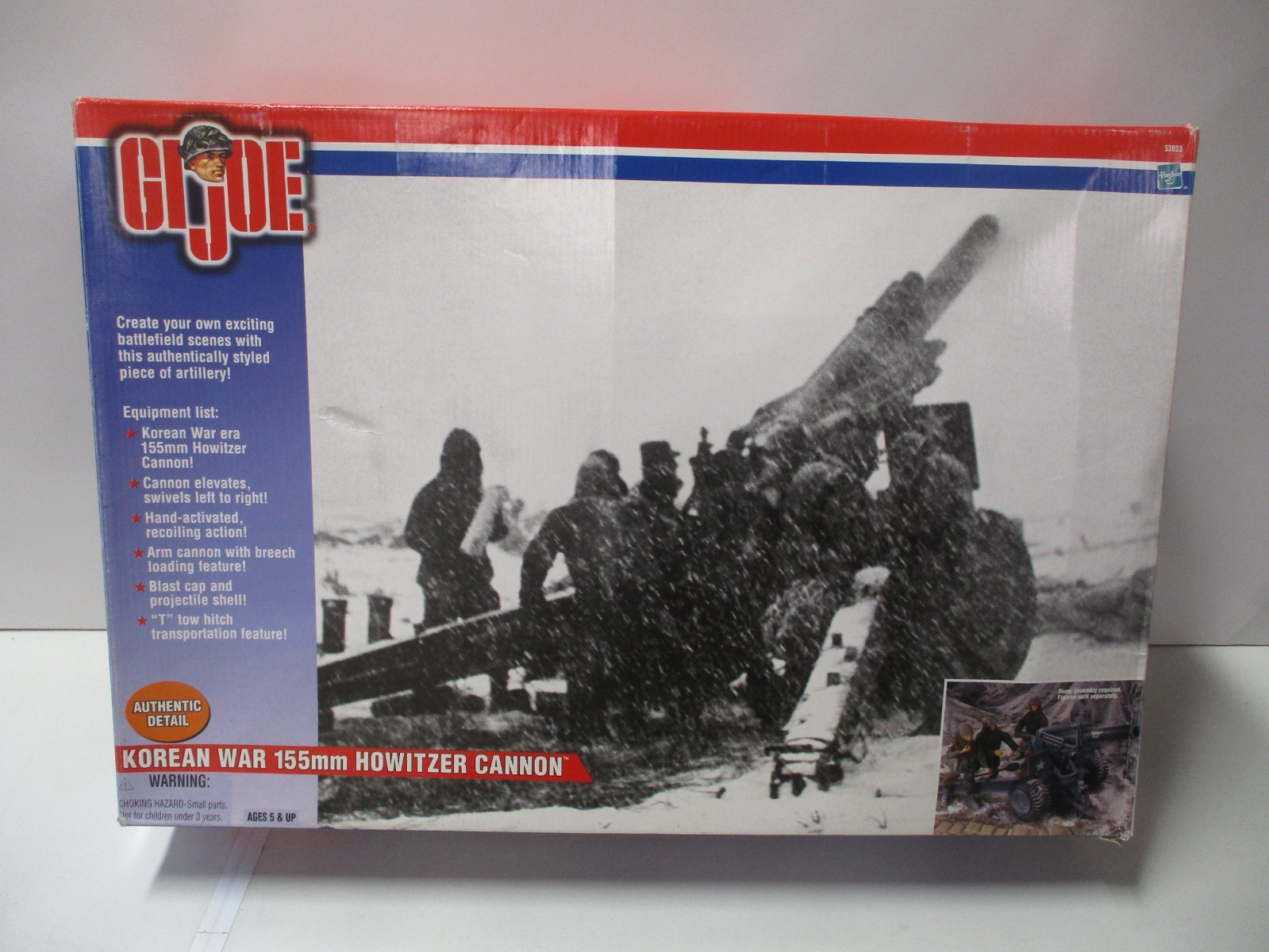 2001 GI Joe Korean War 155MM Howitzer Cannon