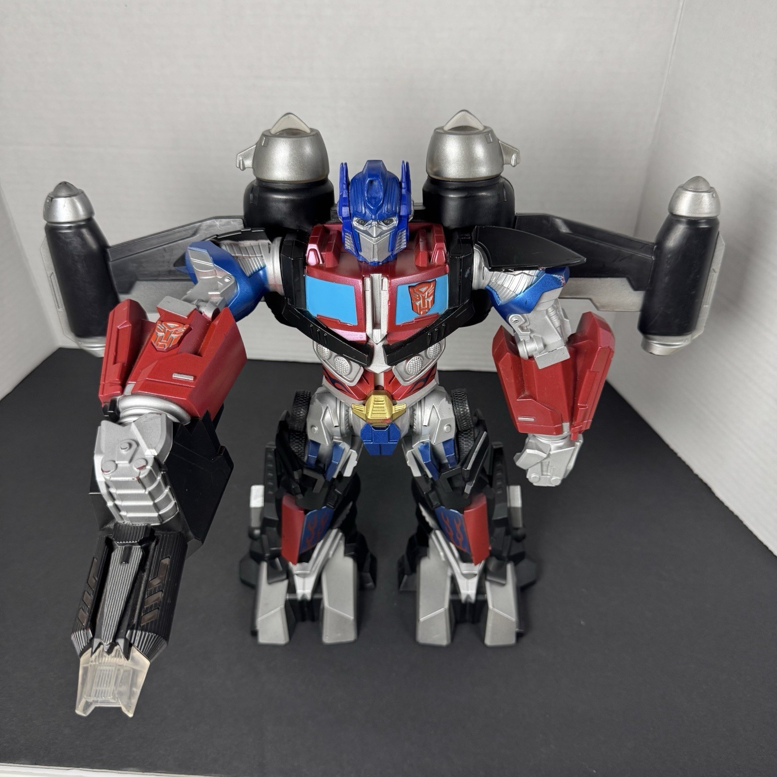 Transformers Mega Power Bots Jetpower Optimus Prime 12 Talking Figure 2008 Toy