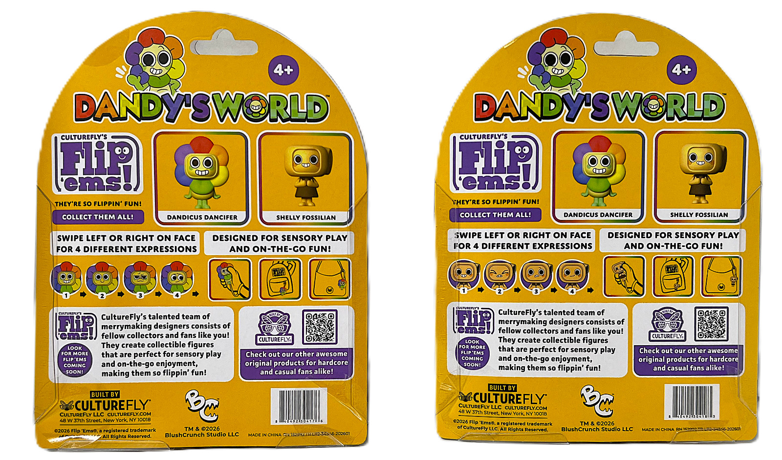 Dandy’s World Dandy & Shelly Flip Ems Collectible Sensory Play Toys CultureFly!!